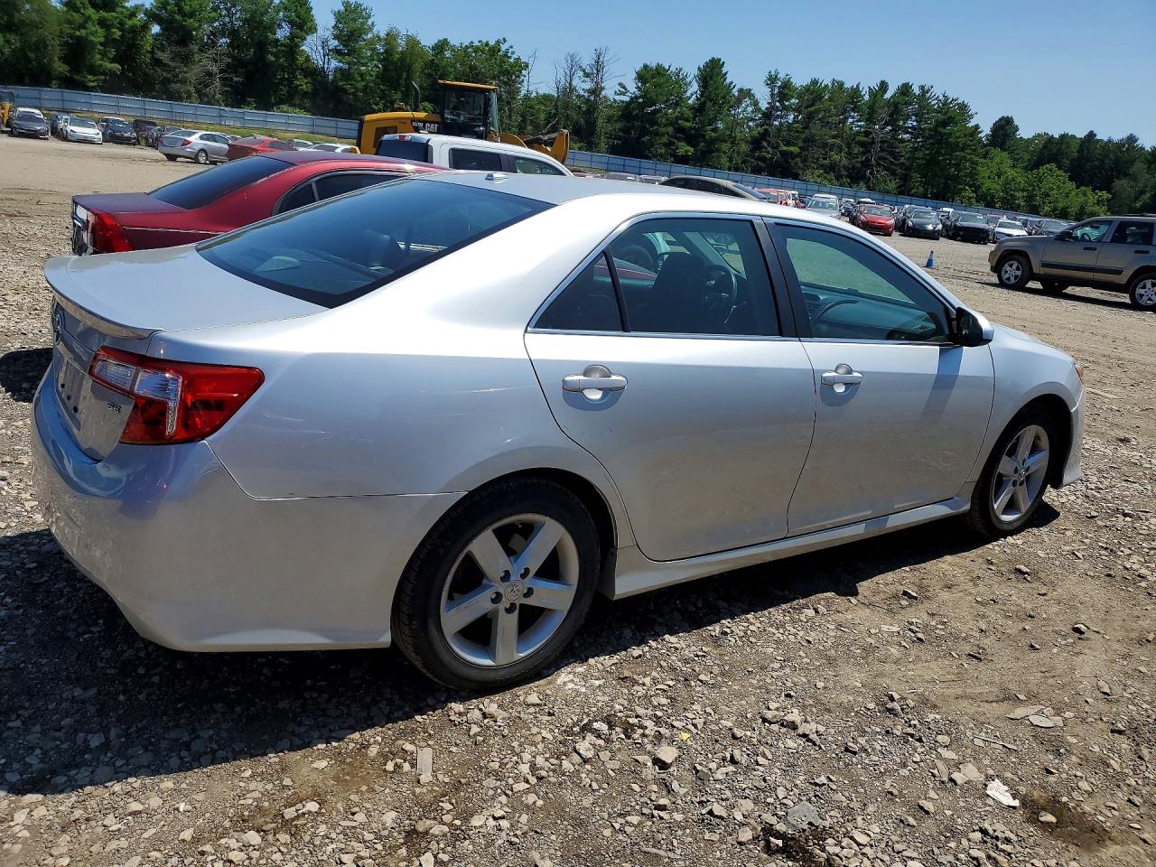 2012 Toyota Camry Se Silver vin: 4T1BF1FK0CU085825