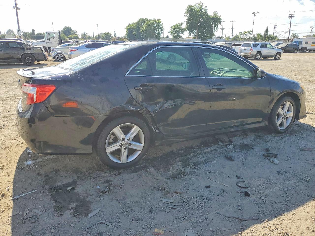2012 Toyota Camry Se Черный vin: 4T1BF1FK0CU093214