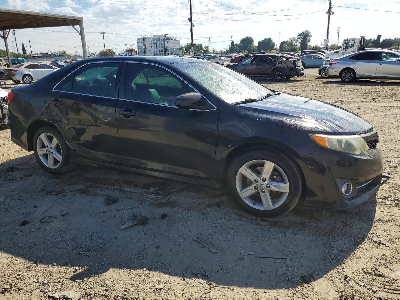 2012 Toyota Camry Se Черный vin: 4T1BF1FK0CU093214