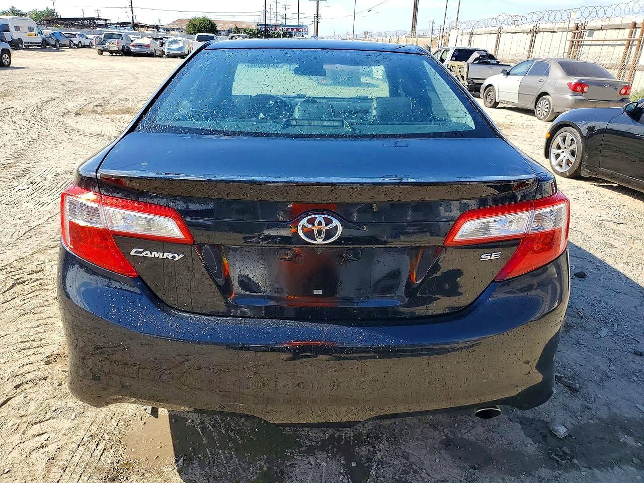 2012 Toyota Camry Se Черный vin: 4T1BF1FK0CU093214