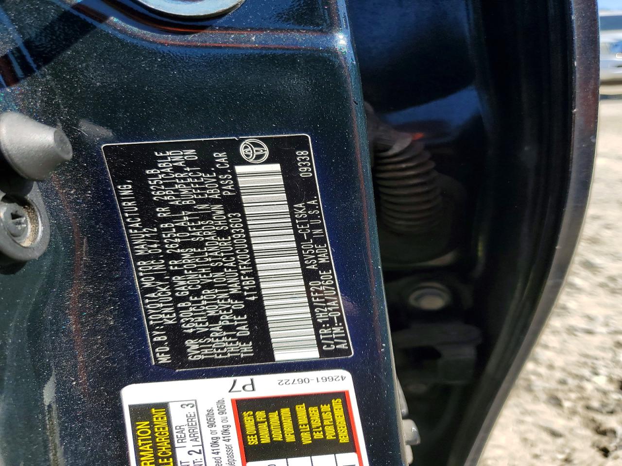 2012 Toyota Camry Se Charcoal vin: 4T1BF1FK0CU093603