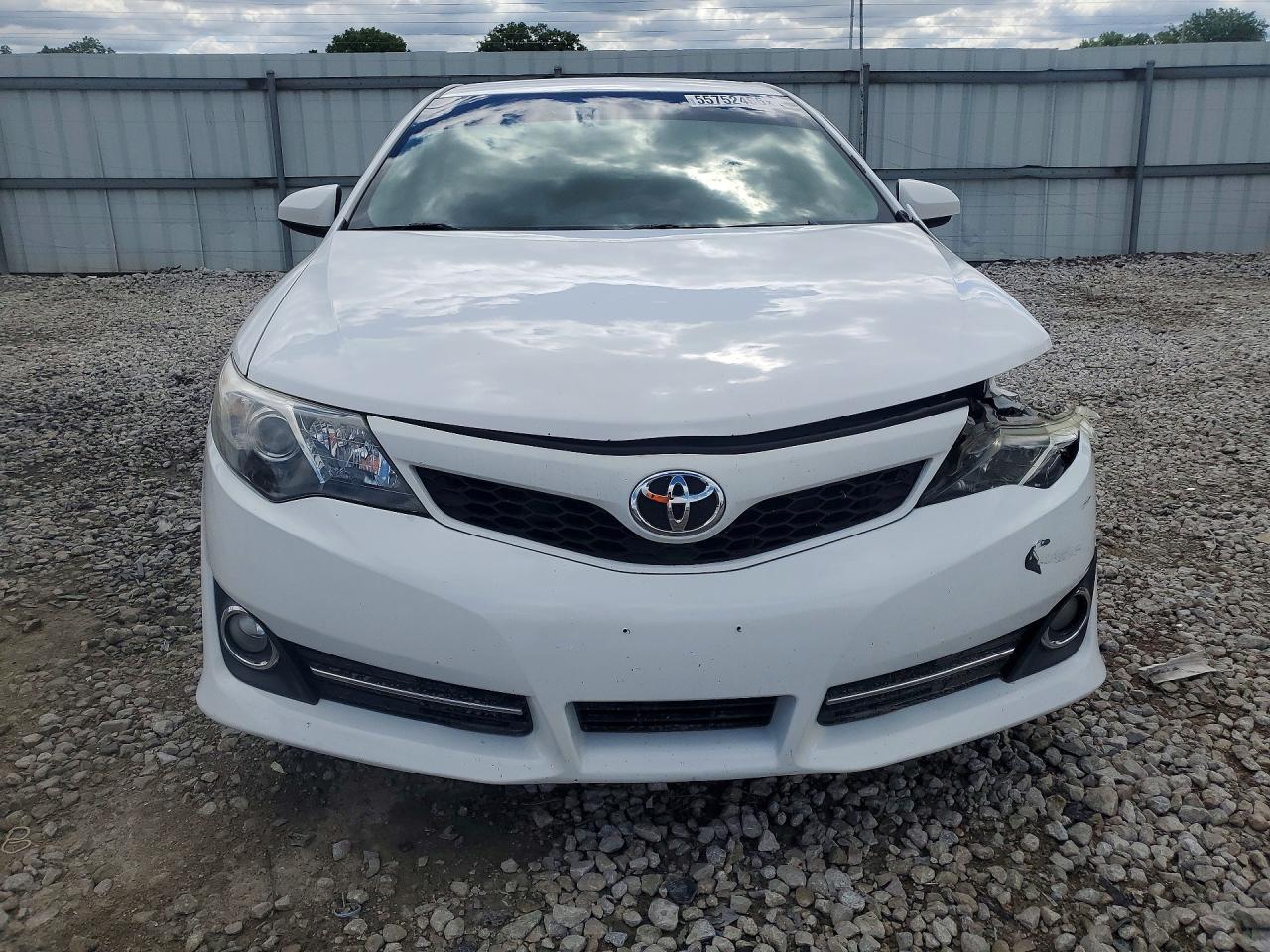 2012 Toyota Camry Se White vin: 4T1BF1FK0CU102980