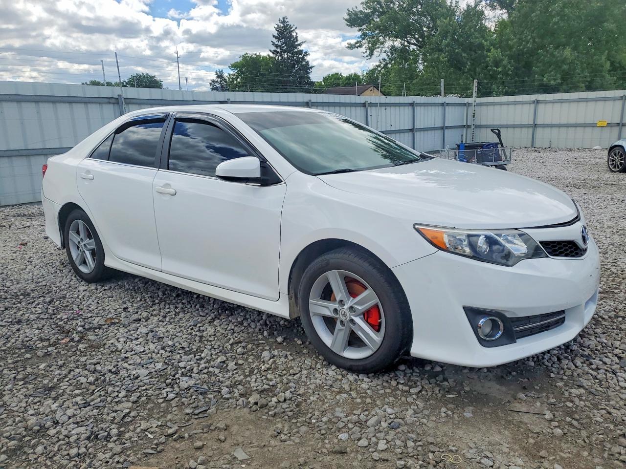 2012 Toyota Camry Se White vin: 4T1BF1FK0CU102980