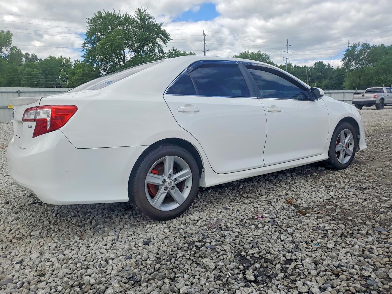2012 Toyota Camry Se White vin: 4T1BF1FK0CU102980