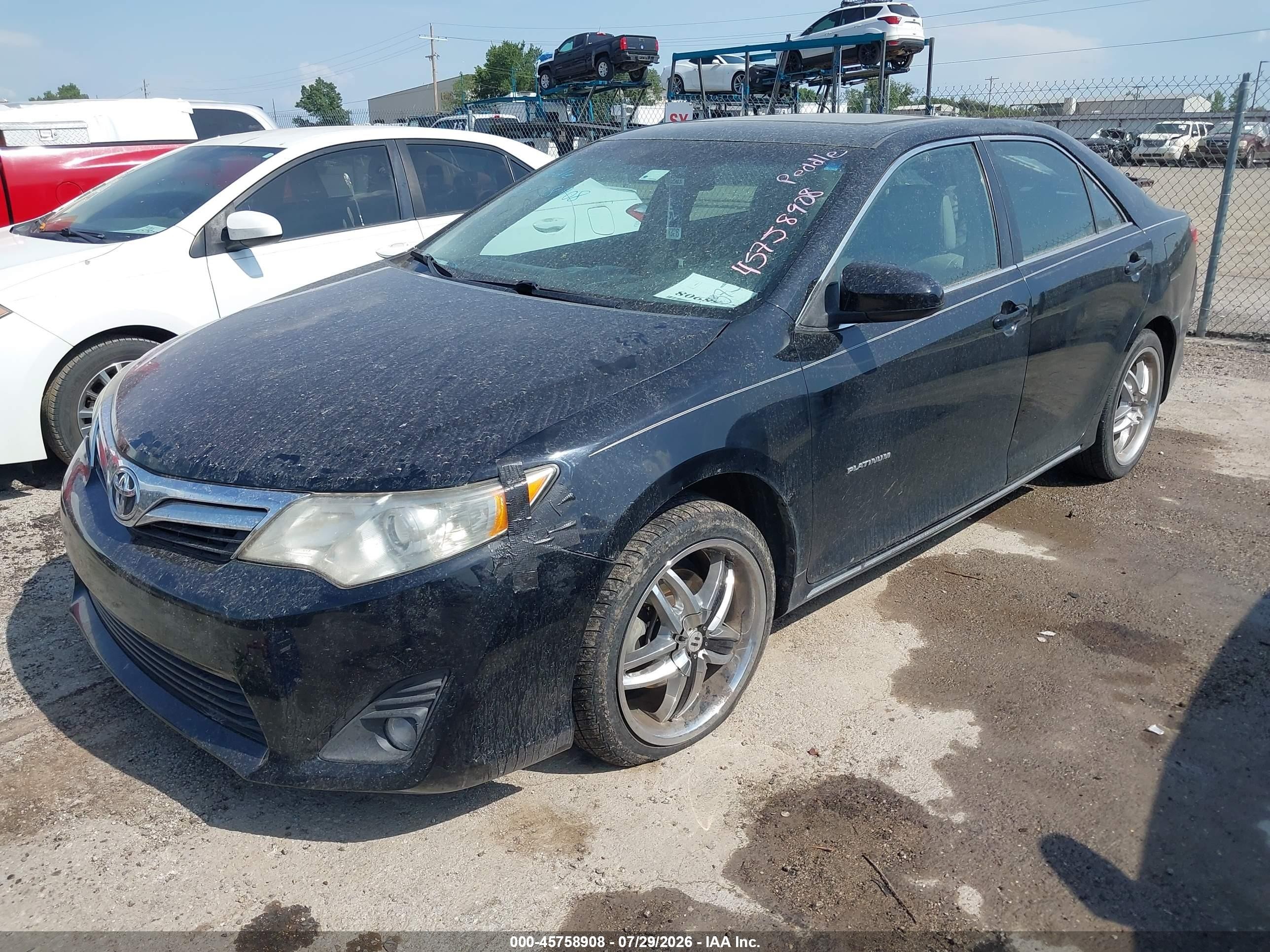2012 Toyota Camry Le Black vin: 4T1BF1FK0CU110500