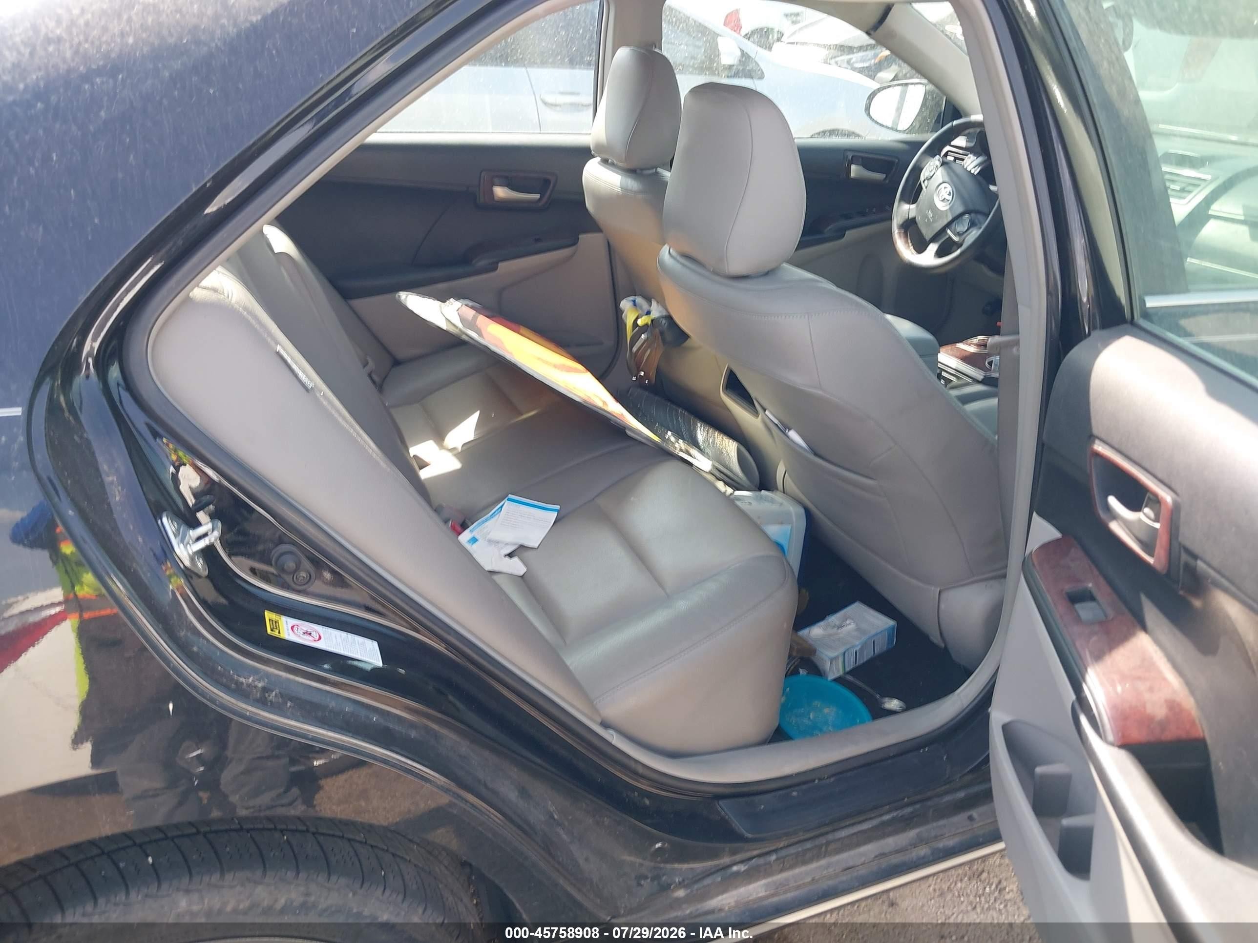 2012 Toyota Camry Le Black vin: 4T1BF1FK0CU110500