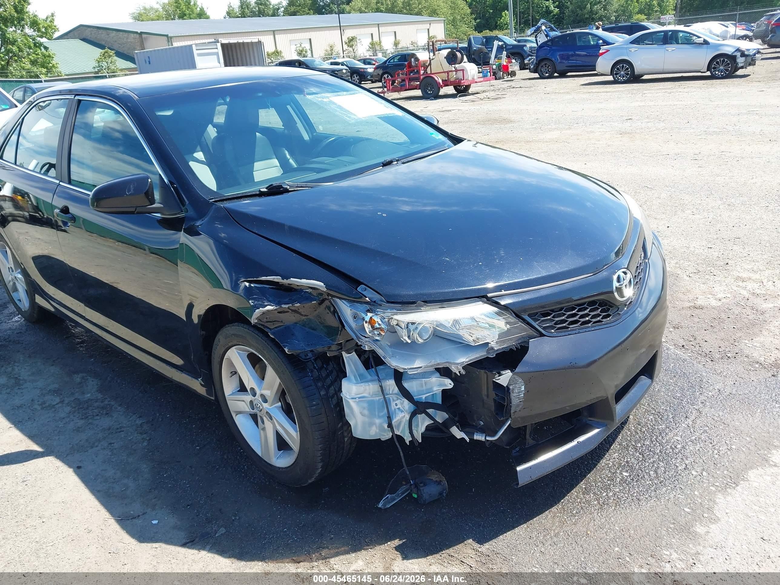 2012 Toyota Camry Se Black vin: 4T1BF1FK0CU110819