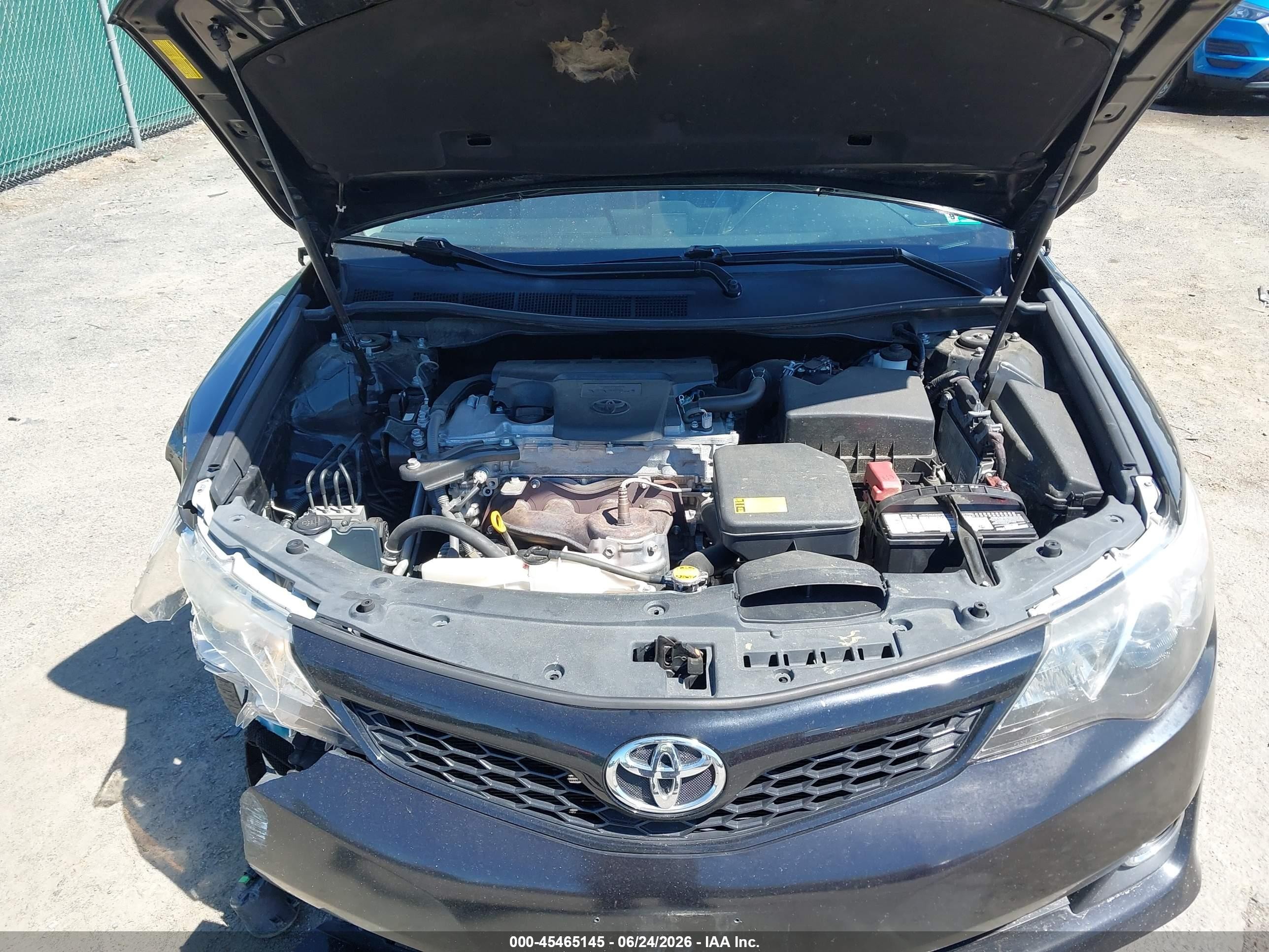 2012 Toyota Camry Se Black vin: 4T1BF1FK0CU110819
