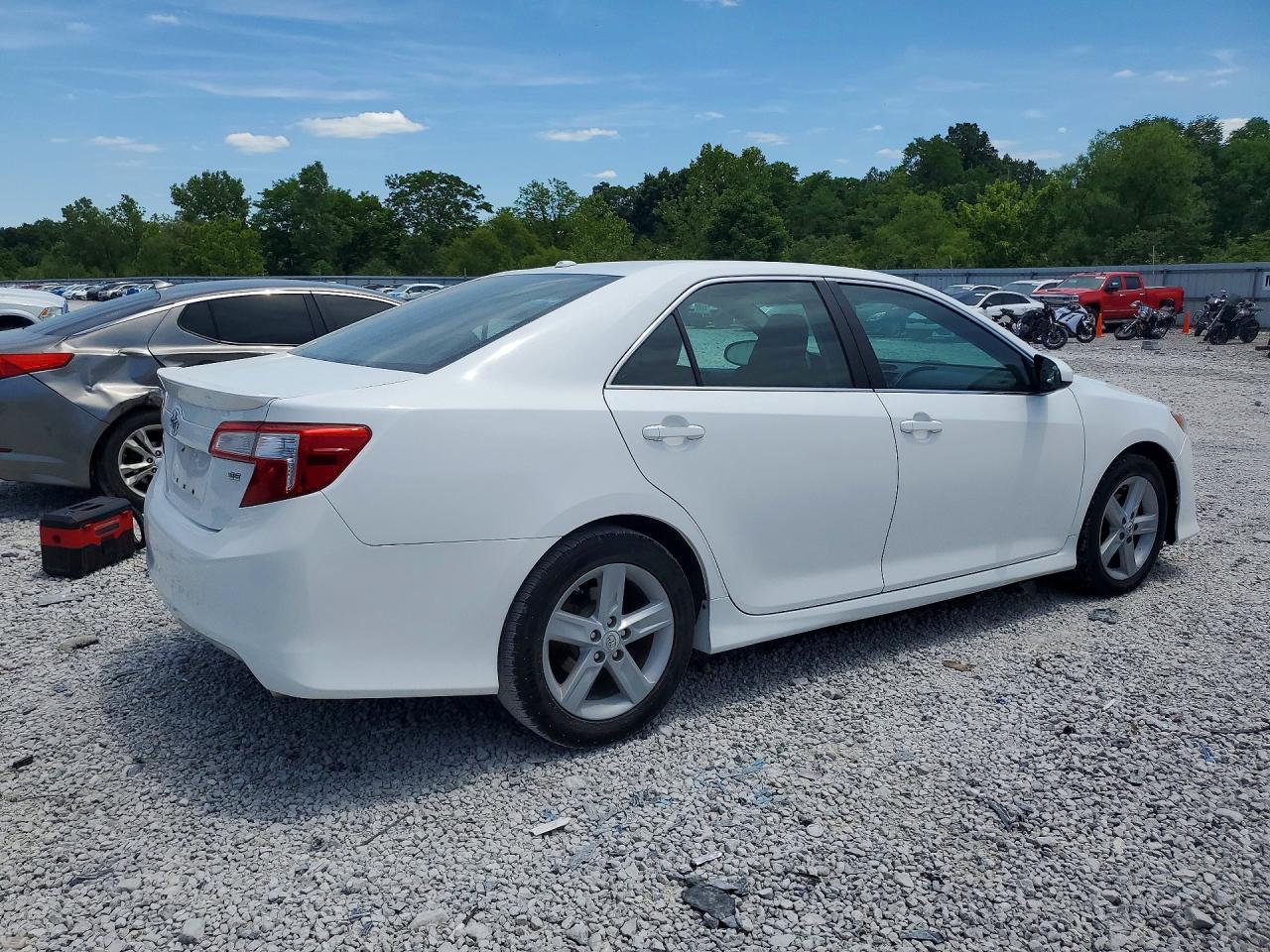 2012 Toyota Camry Se White vin: 4T1BF1FK0CU113509