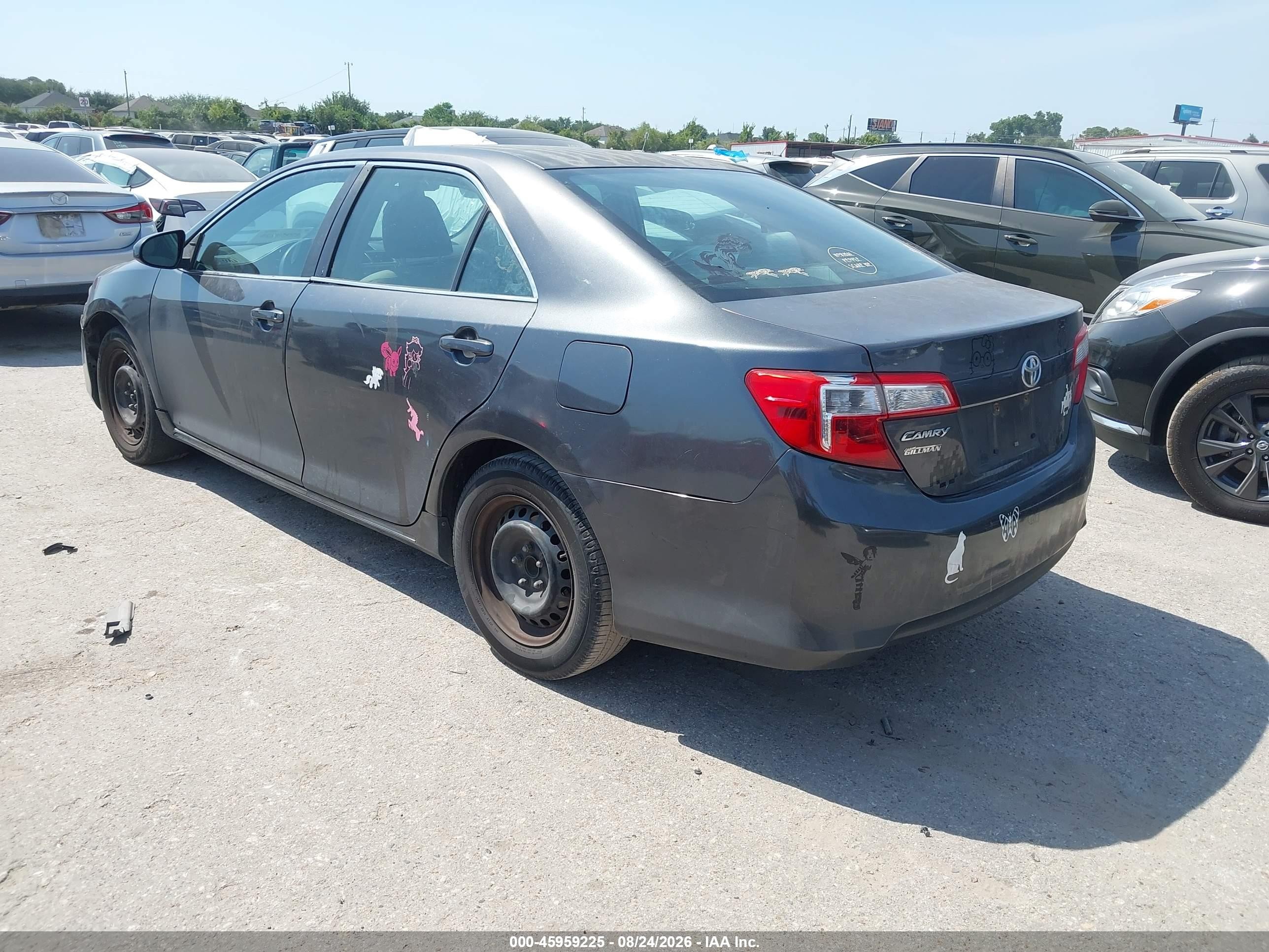 2012 Toyota Camry Le Gray vin: 4T1BF1FK0CU115227