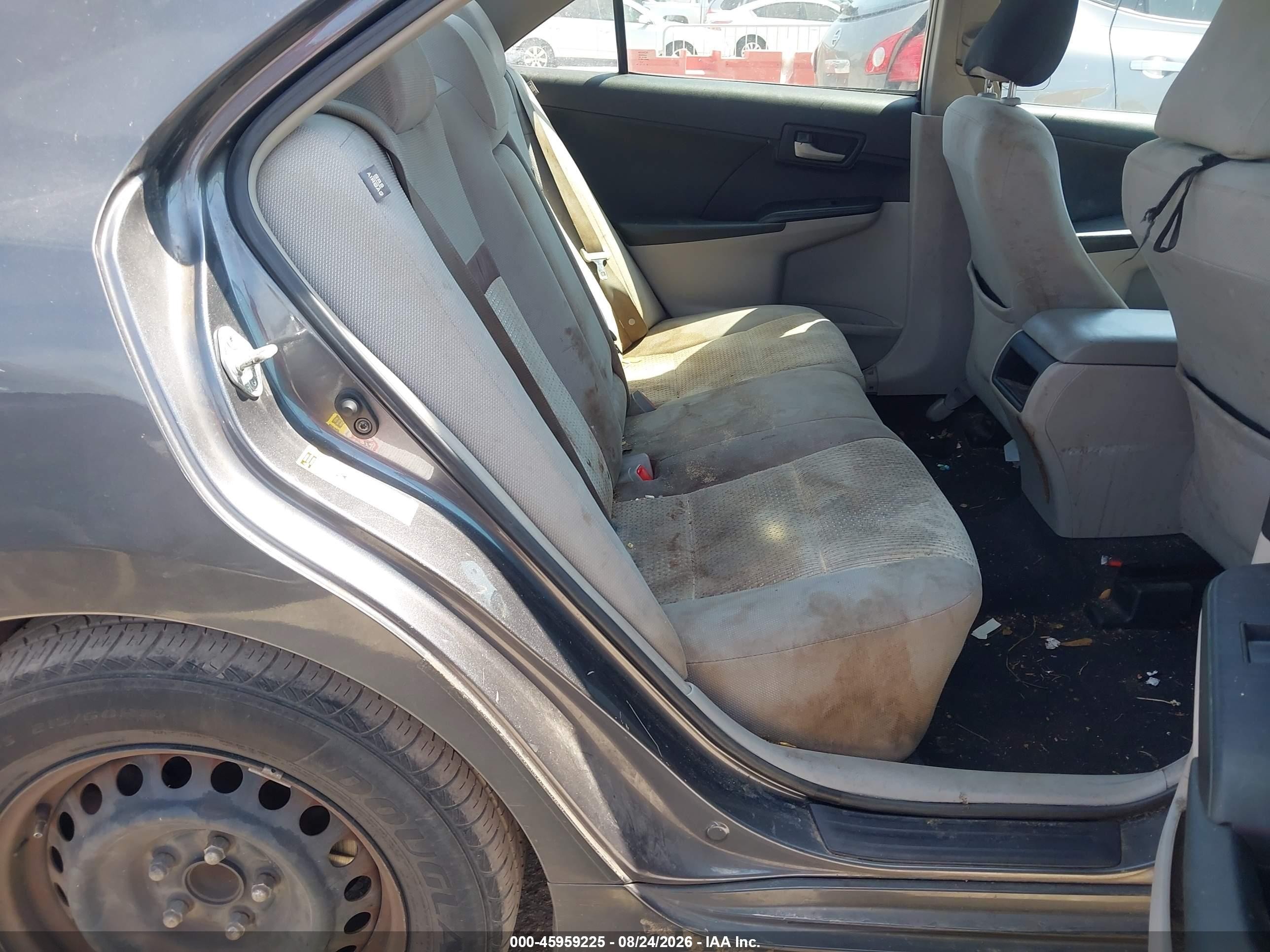 2012 Toyota Camry Le Gray vin: 4T1BF1FK0CU115227