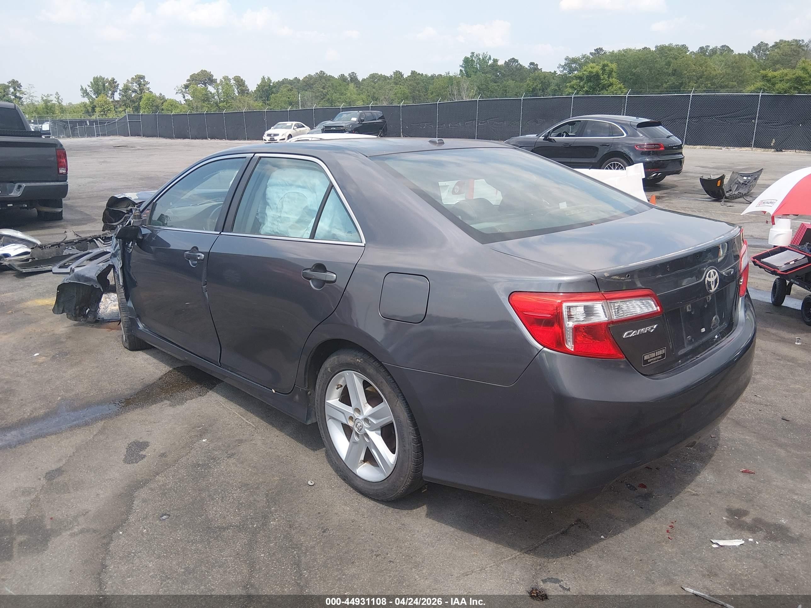 2012 Toyota Camry Se Gray vin: 4T1BF1FK0CU126860