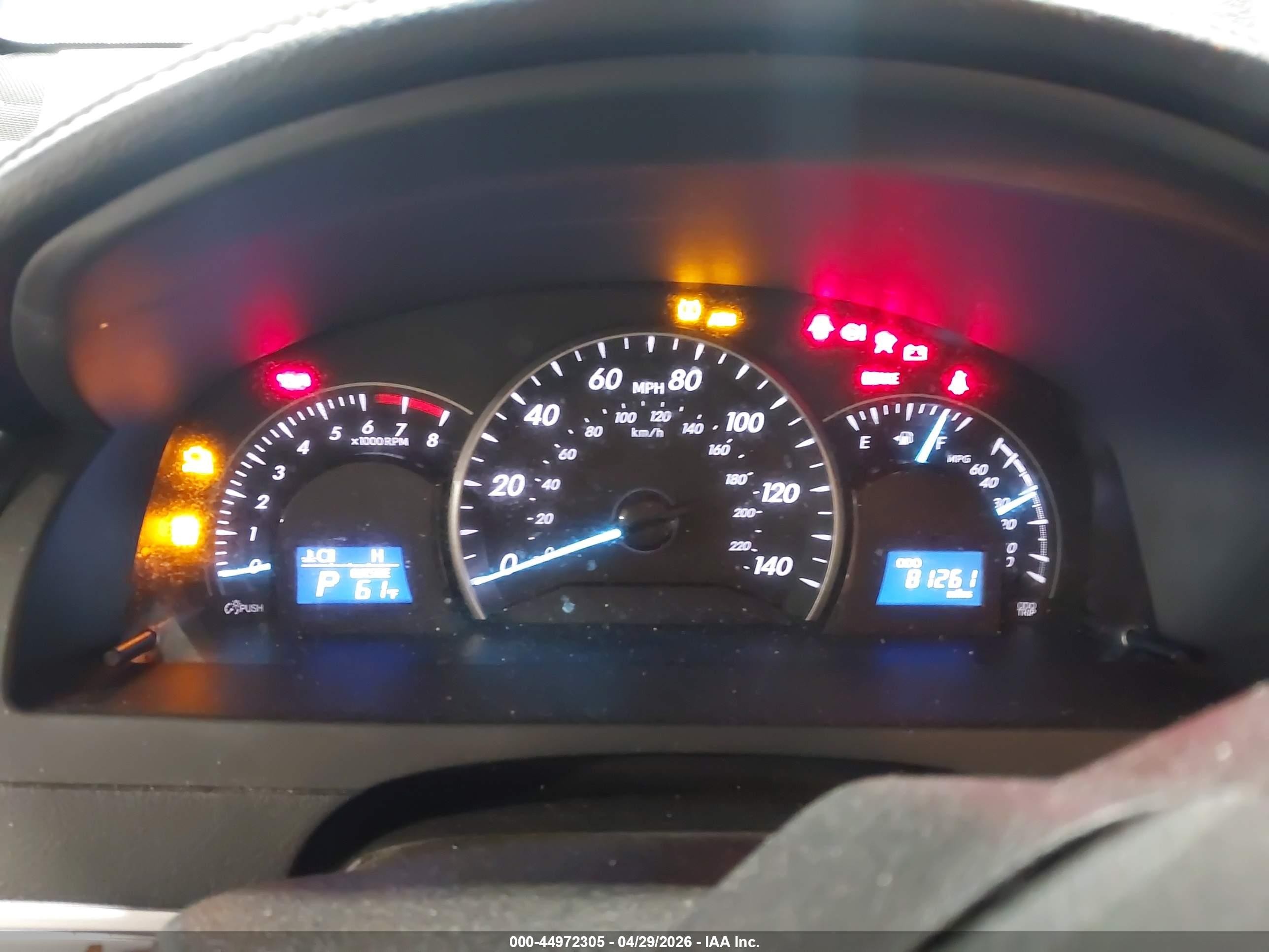 2012 Toyota Camry Le Gray vin: 4T1BF1FK0CU128558