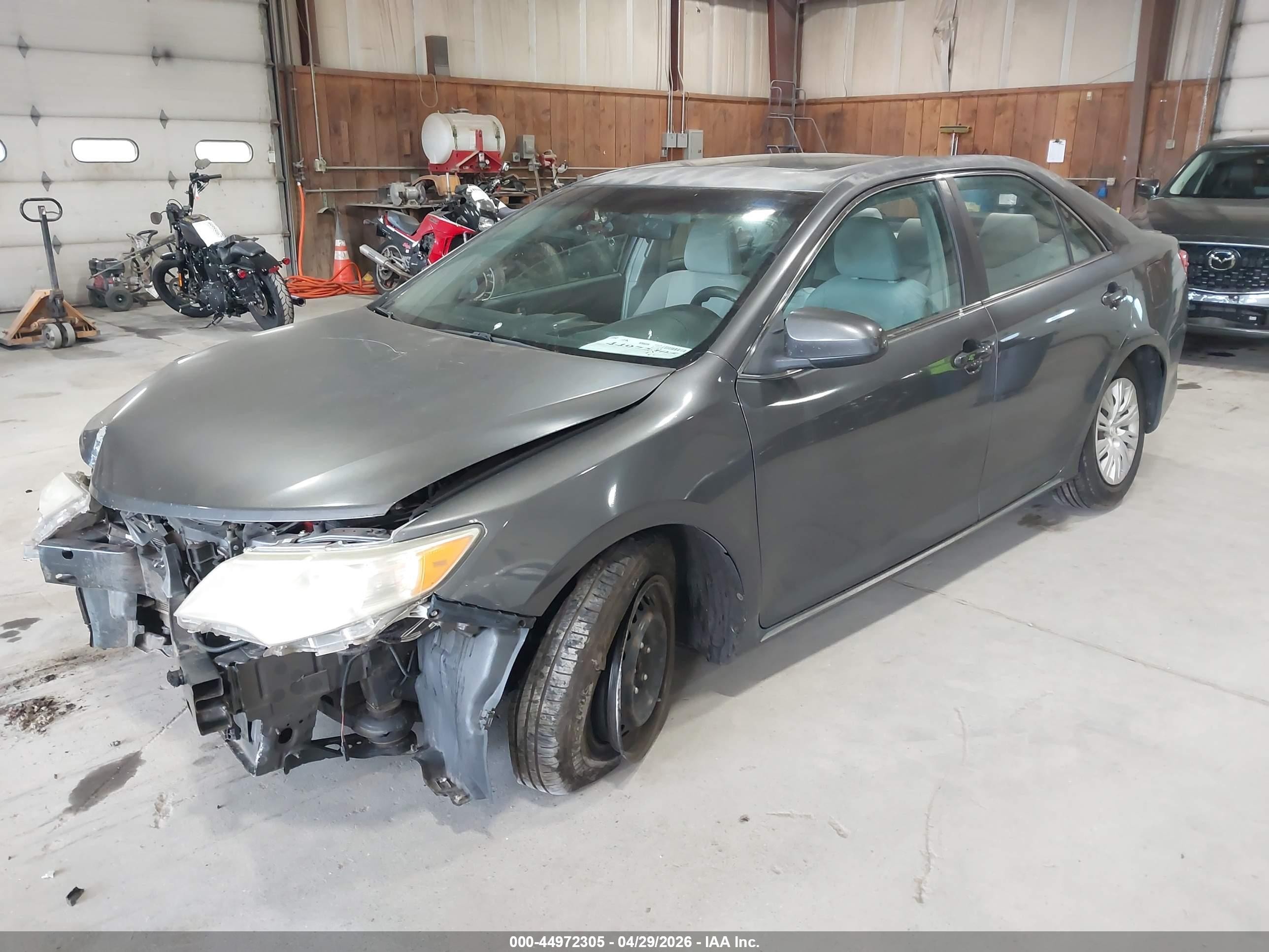 2012 Toyota Camry Le Gray vin: 4T1BF1FK0CU128558
