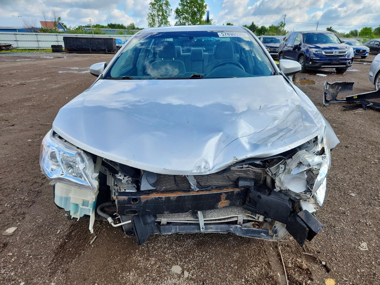 2012 Toyota Camry Silver vin: 4T1BF1FK0CU135008
