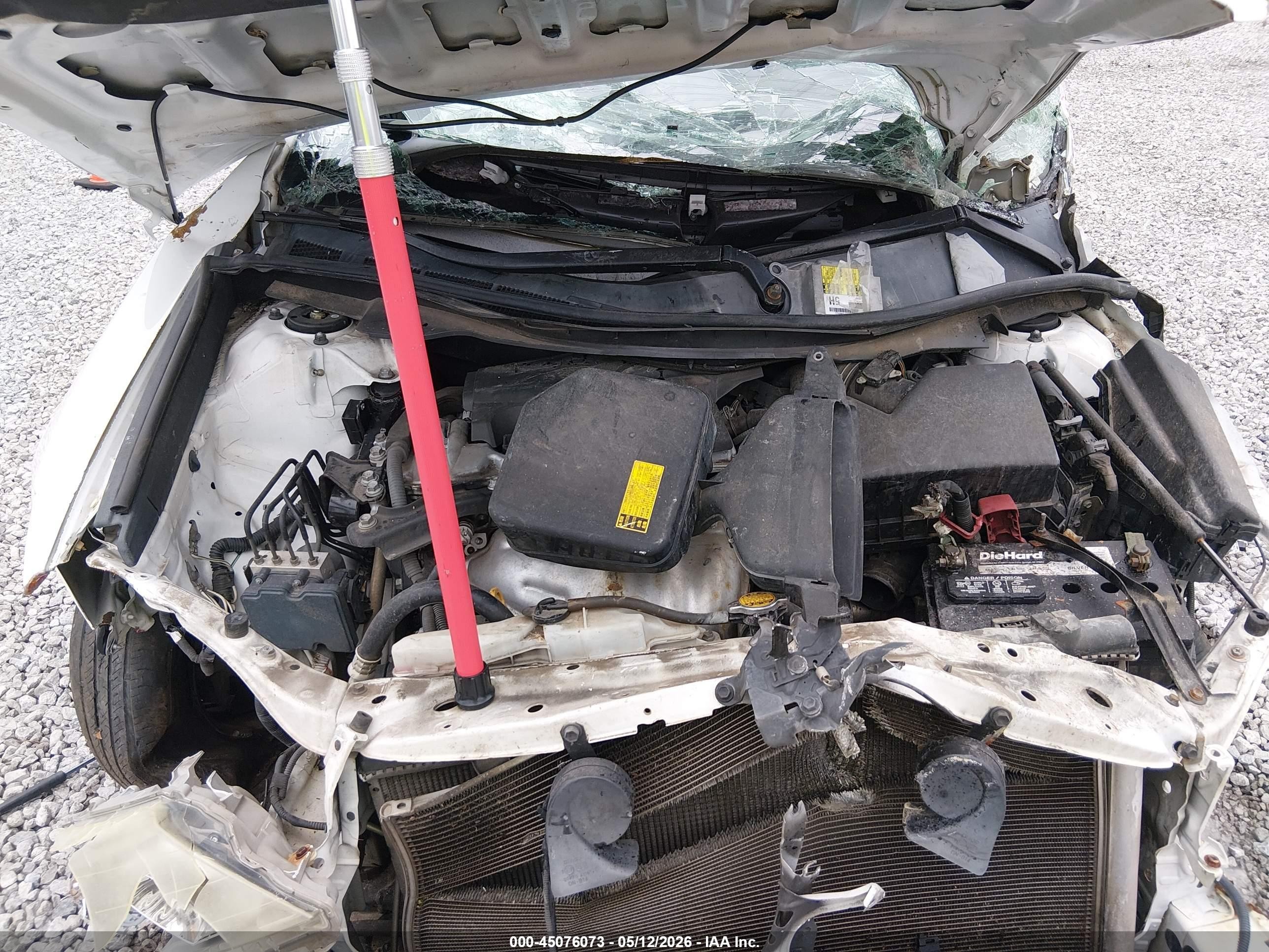 2012 Toyota Camry Le Белый vin: 4T1BF1FK0CU135221