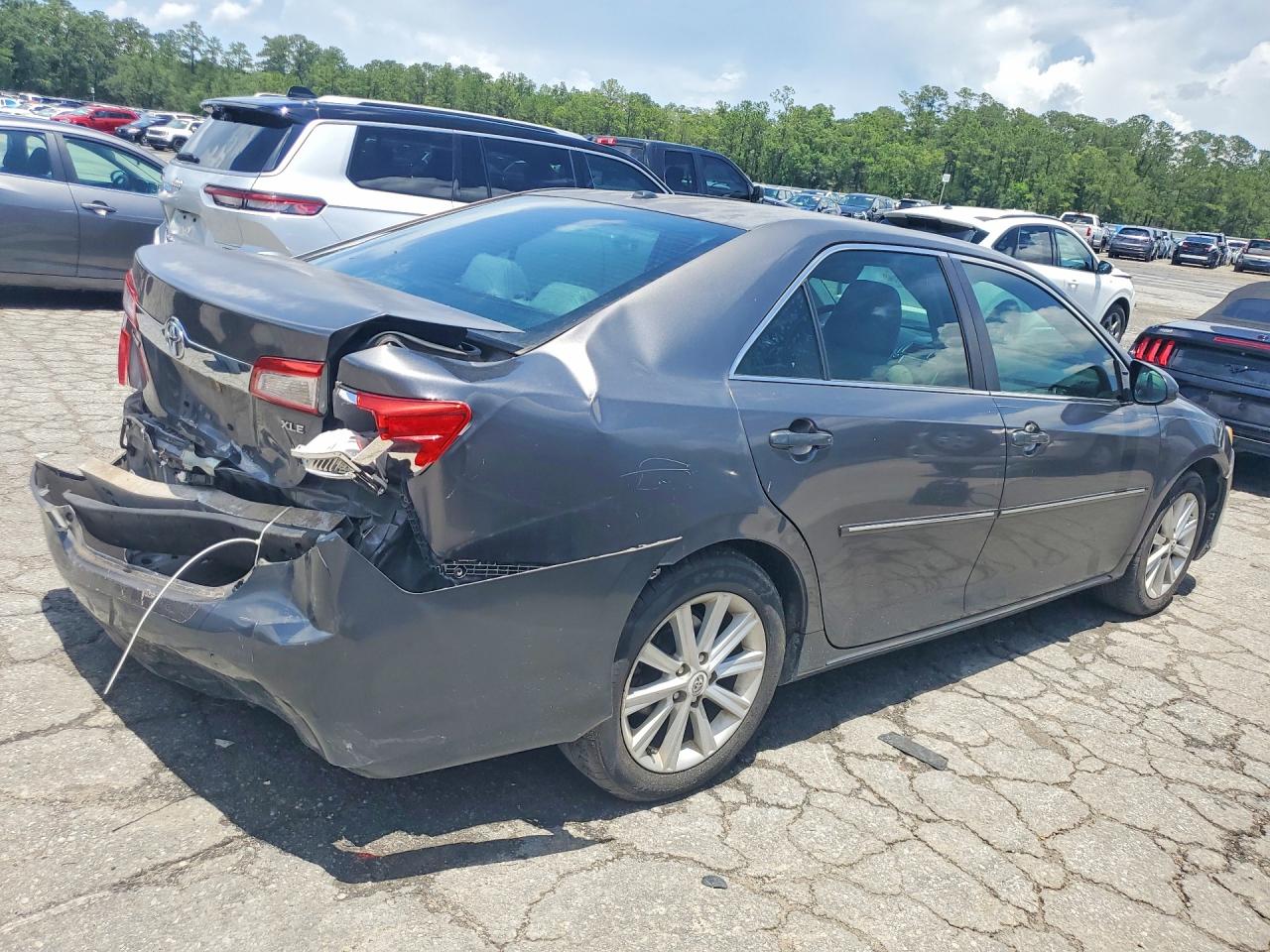 2012 Toyota Camry Xle Gray vin: 4T1BF1FK0CU138927