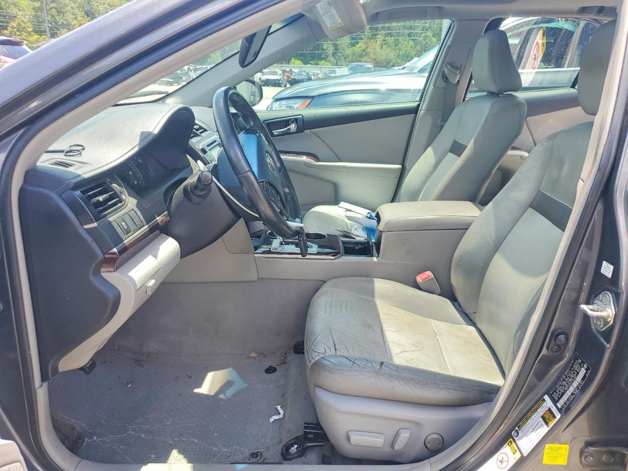 2012 Toyota Camry Xle Gray vin: 4T1BF1FK0CU138927