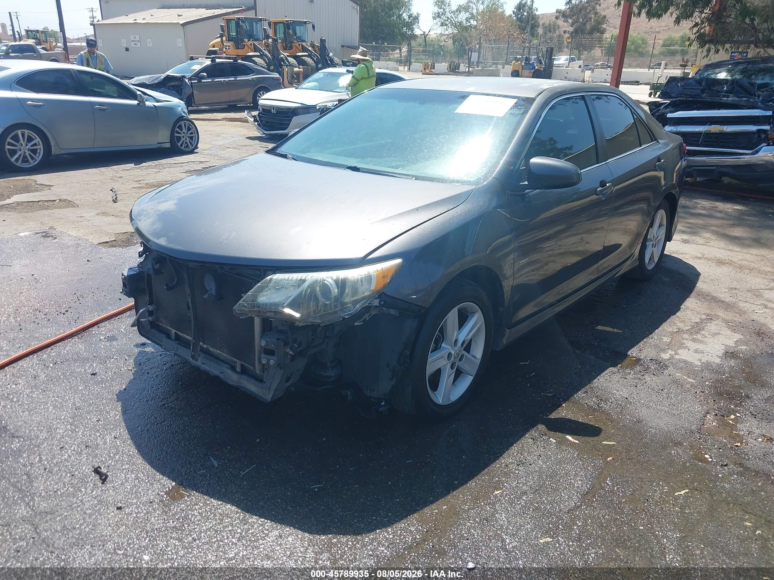 2012 Toyota Camry Se Gray vin: 4T1BF1FK0CU151788