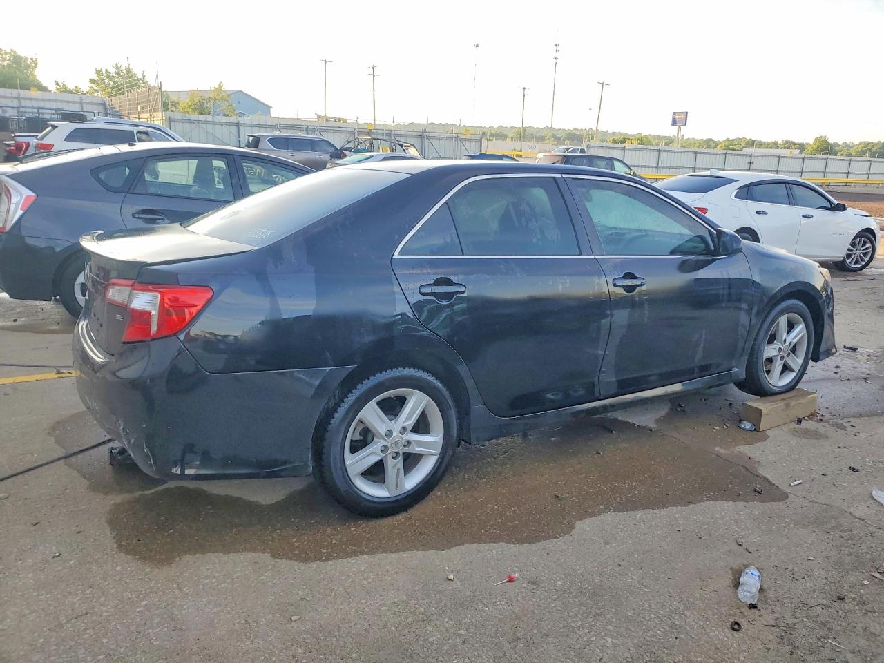 2012 Toyota Camry Se Black vin: 4T1BF1FK0CU158403