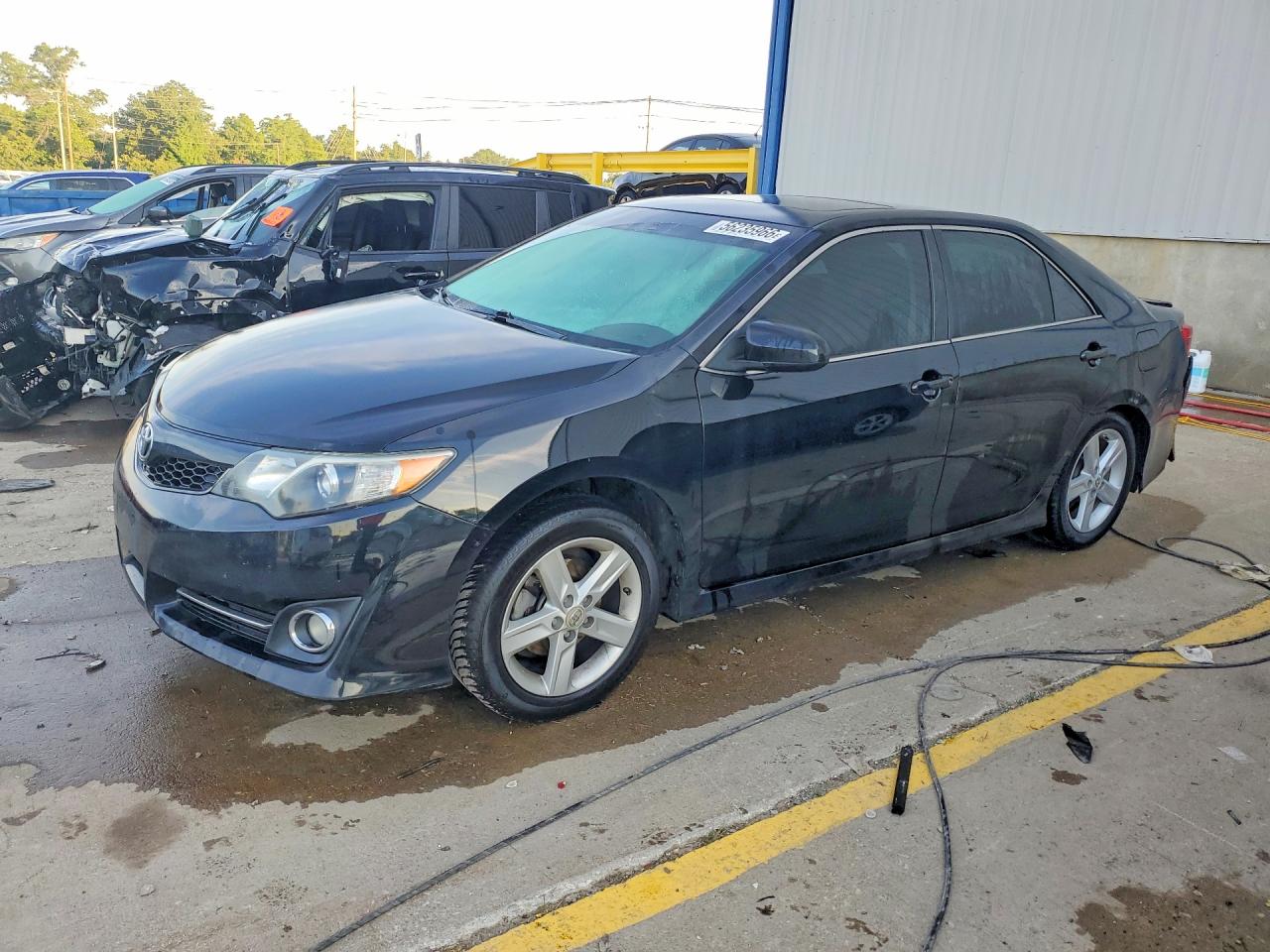 2012 Toyota Camry Se Black vin: 4T1BF1FK0CU158403