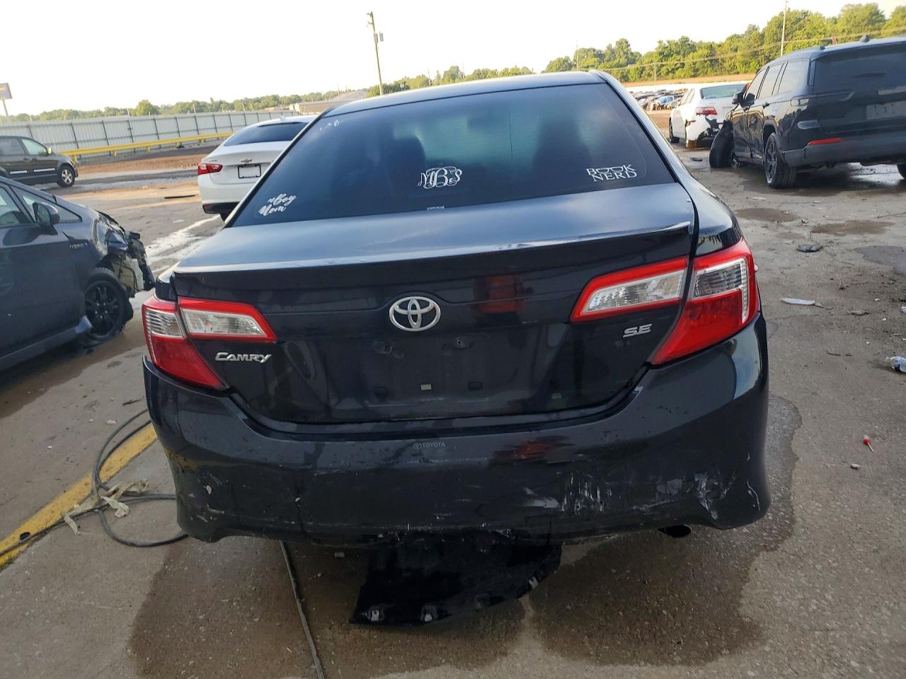 2012 Toyota Camry Se Black vin: 4T1BF1FK0CU158403