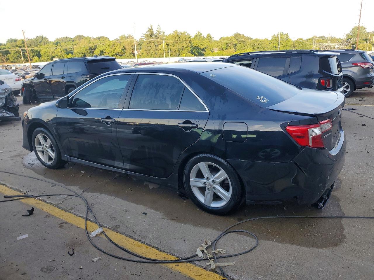 2012 Toyota Camry Se Black vin: 4T1BF1FK0CU158403