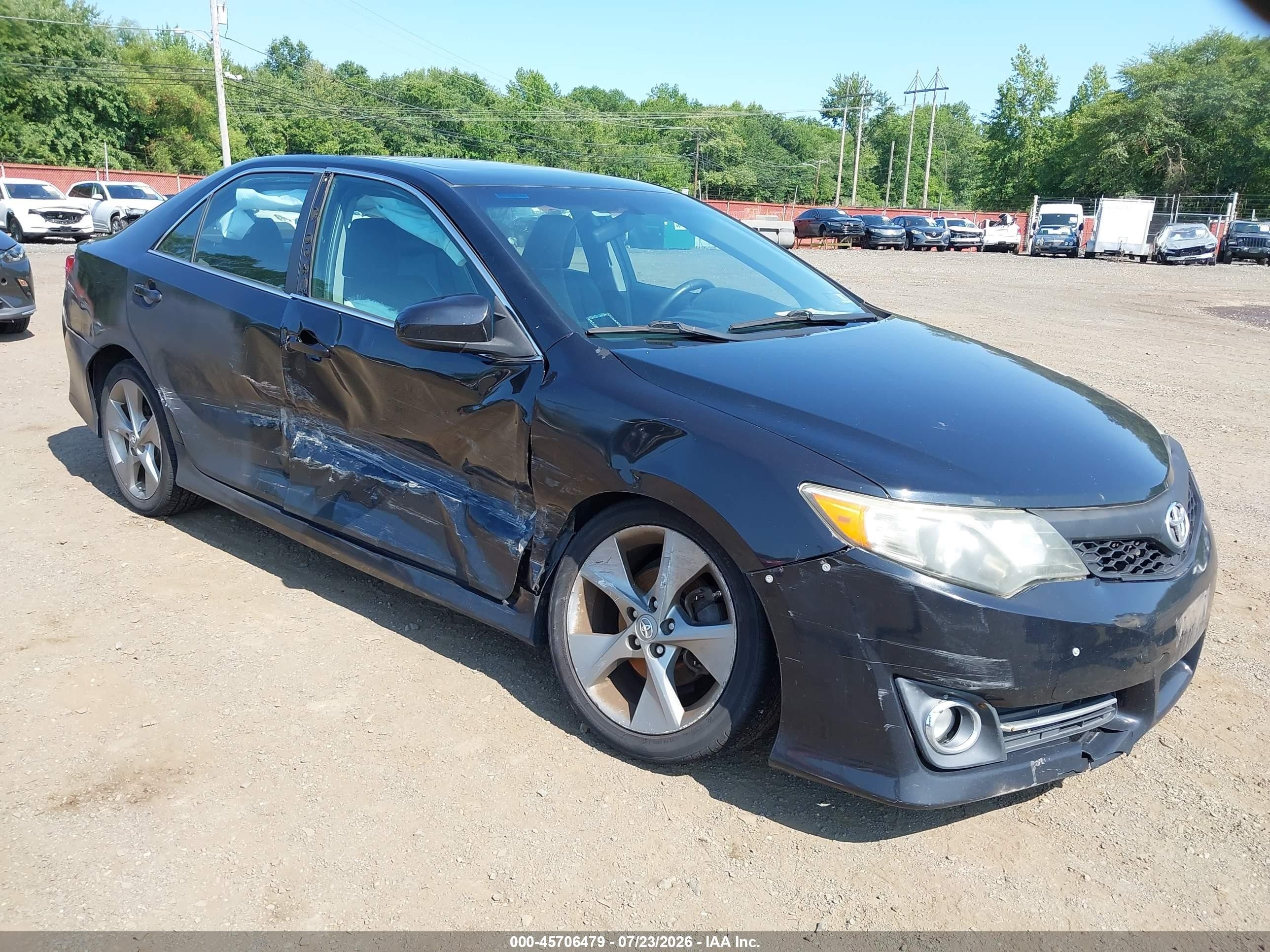 2012 Toyota Camry Se Limited Edition Black vin: 4T1BF1FK0CU162421