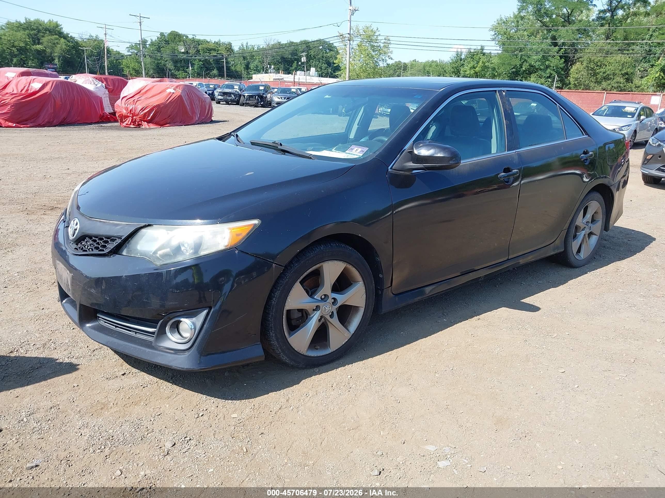 2012 Toyota Camry Se Limited Edition Black vin: 4T1BF1FK0CU162421