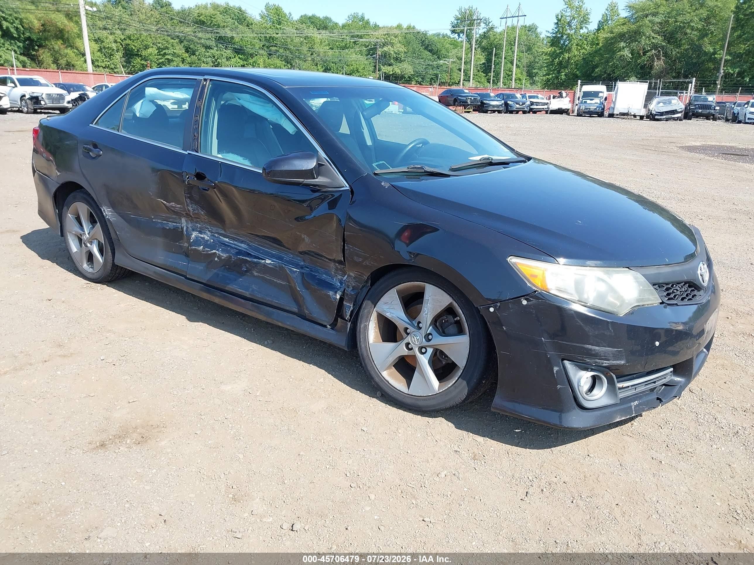 2012 Toyota Camry Se Limited Edition Black vin: 4T1BF1FK0CU162421