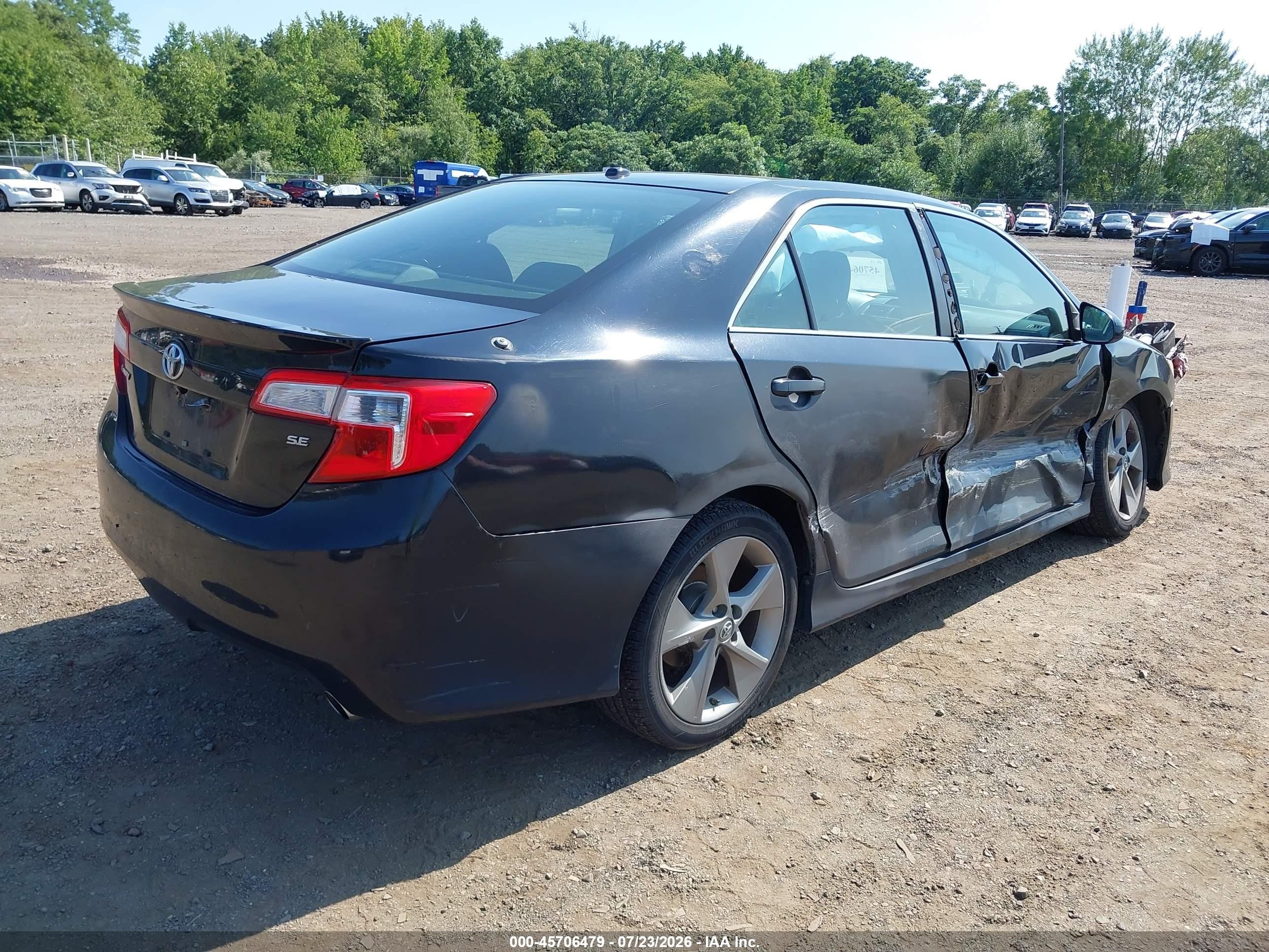 2012 Toyota Camry Se Limited Edition Black vin: 4T1BF1FK0CU162421