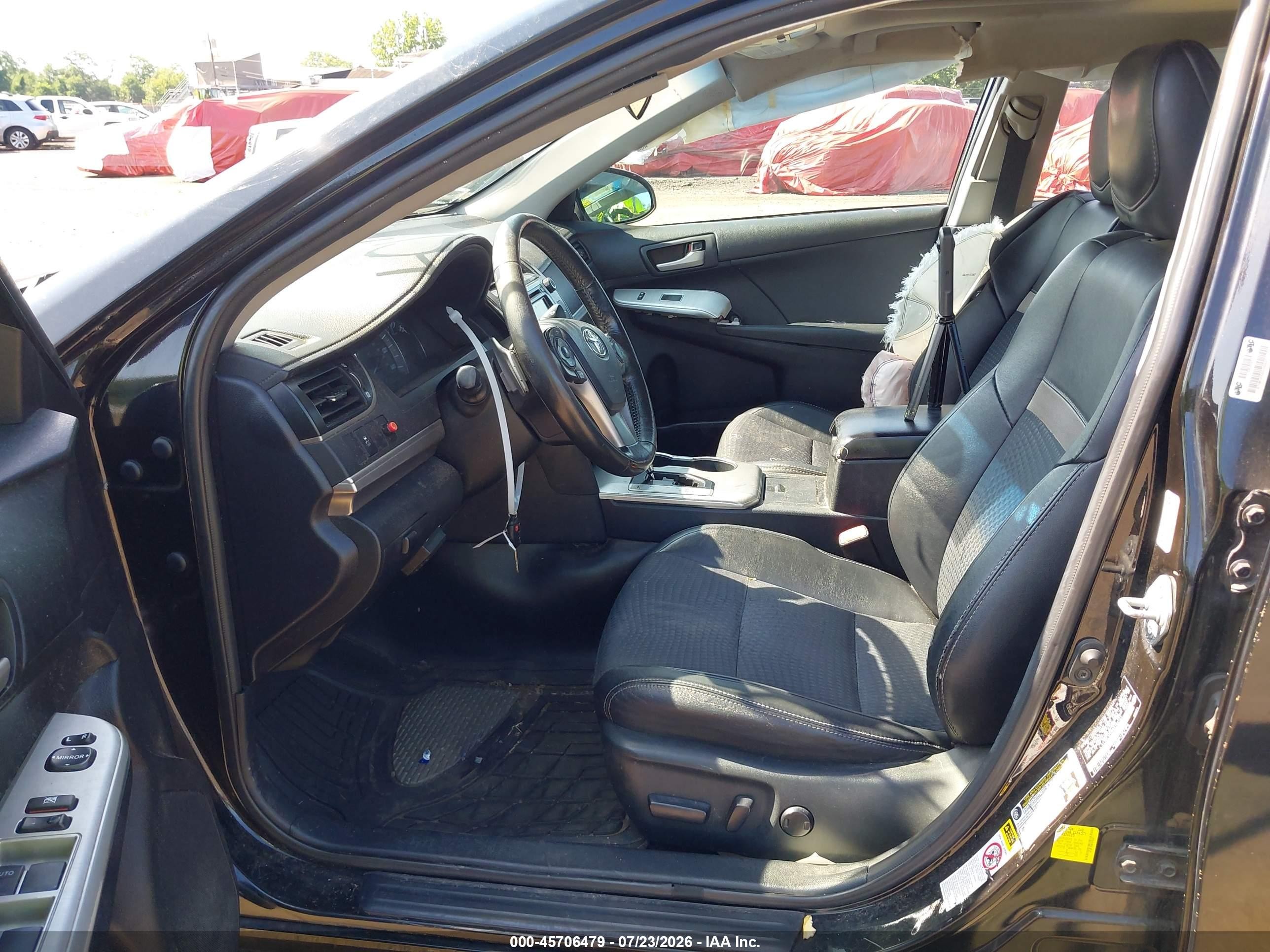 2012 Toyota Camry Se Limited Edition Black vin: 4T1BF1FK0CU162421