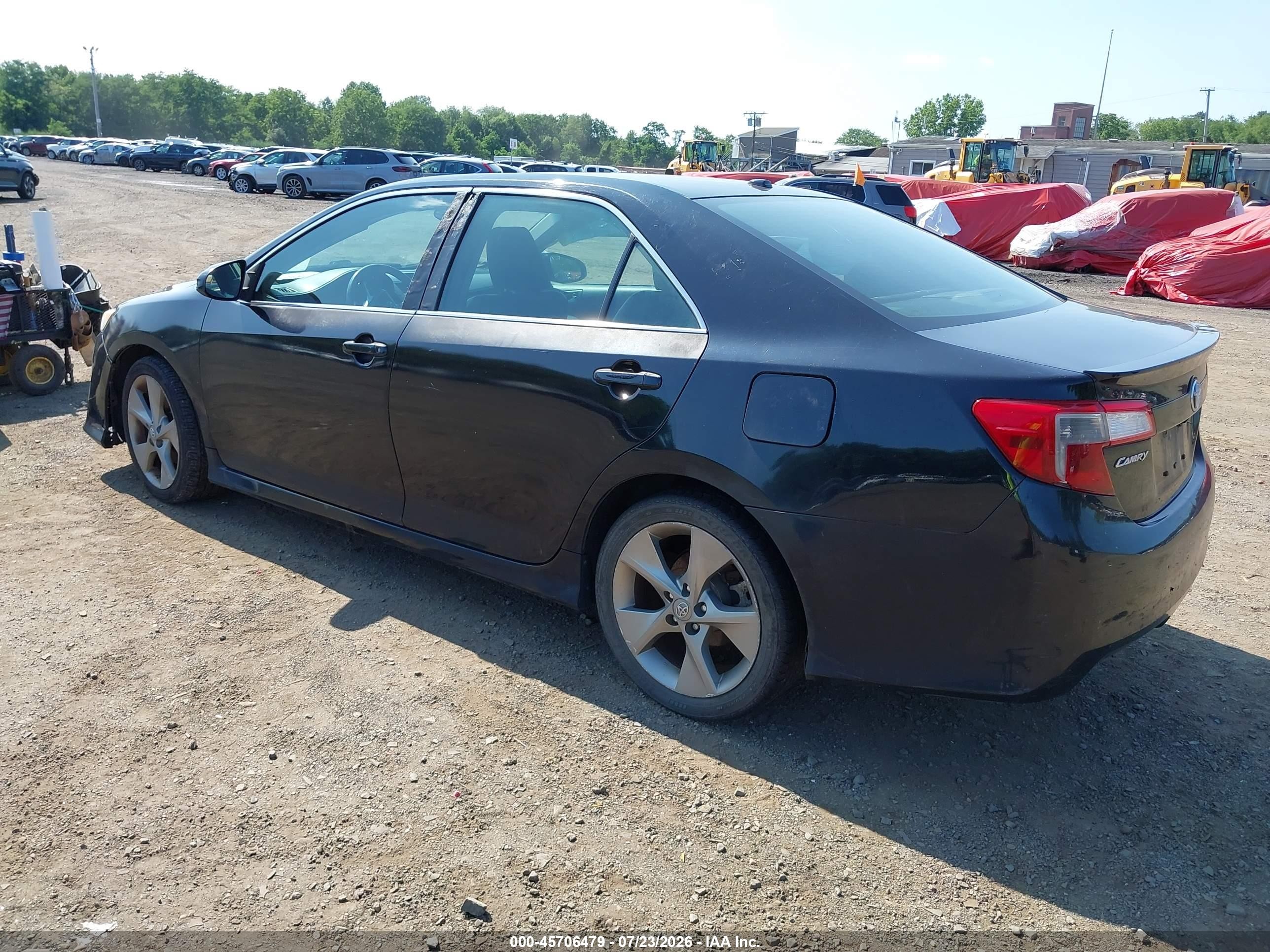 2012 Toyota Camry Se Limited Edition Black vin: 4T1BF1FK0CU162421