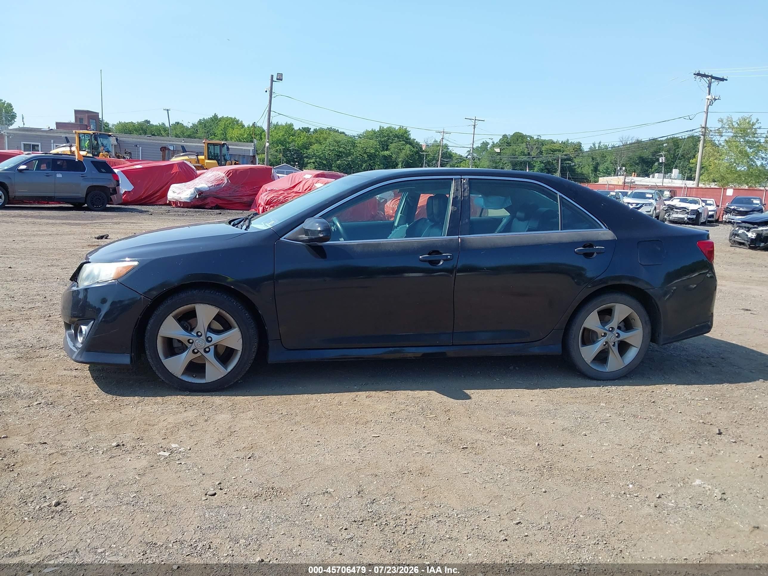2012 Toyota Camry Se Limited Edition Black vin: 4T1BF1FK0CU162421