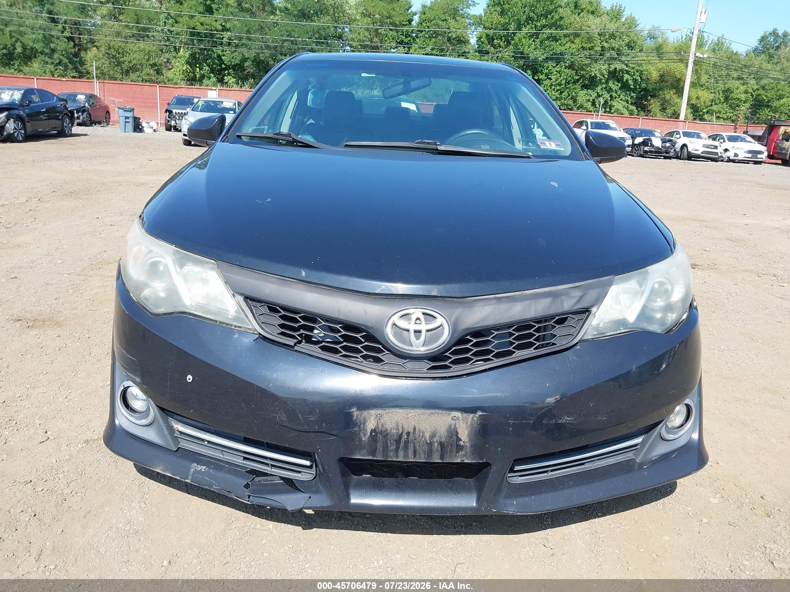 2012 Toyota Camry Se Limited Edition Black vin: 4T1BF1FK0CU162421
