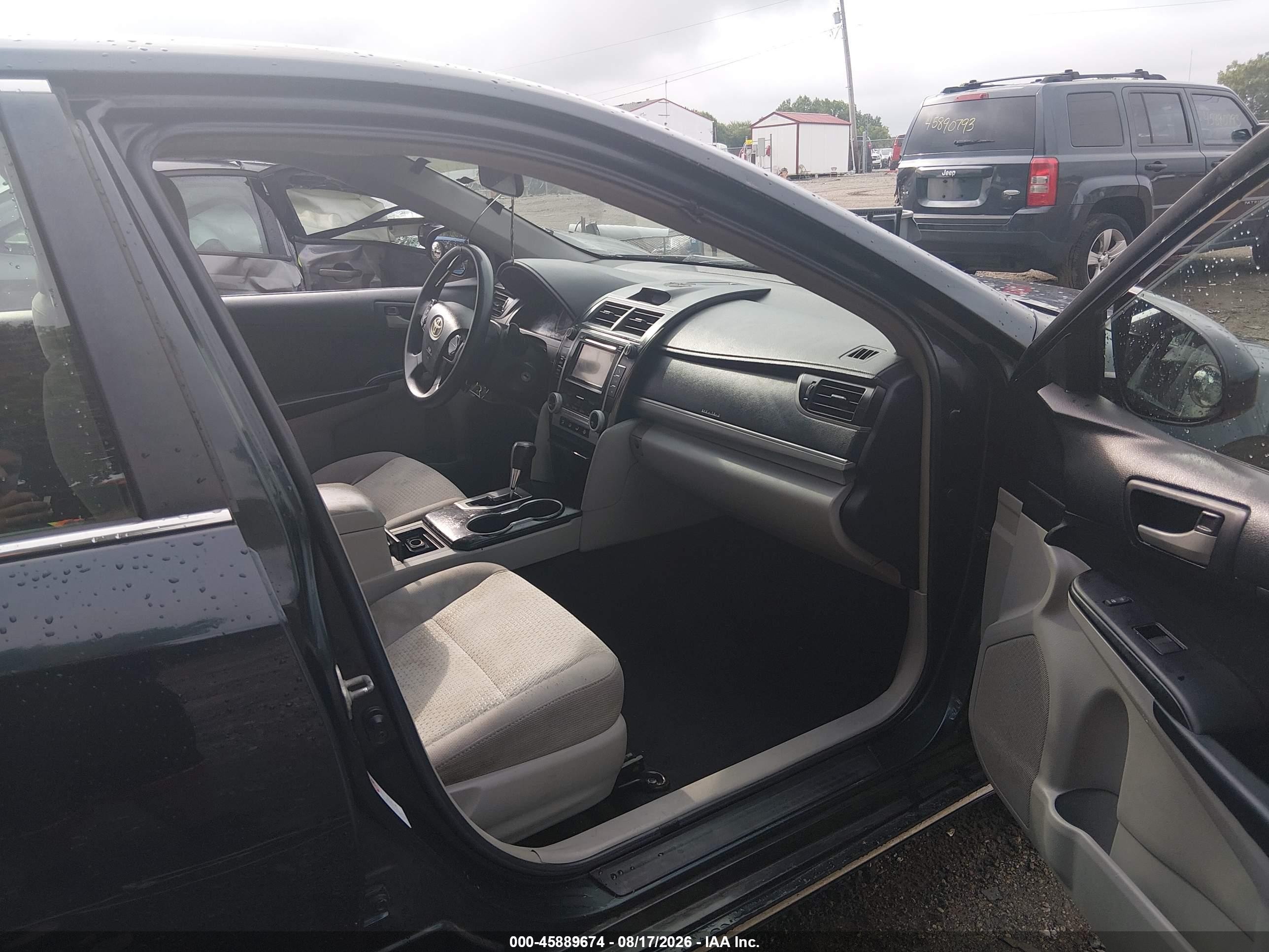 2012 Toyota Camry Le Dark Blue vin: 4T1BF1FK0CU166047