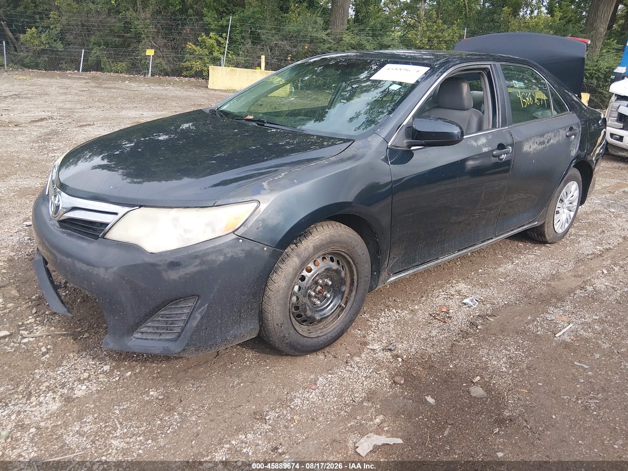 2012 Toyota Camry Le Dark Blue vin: 4T1BF1FK0CU166047