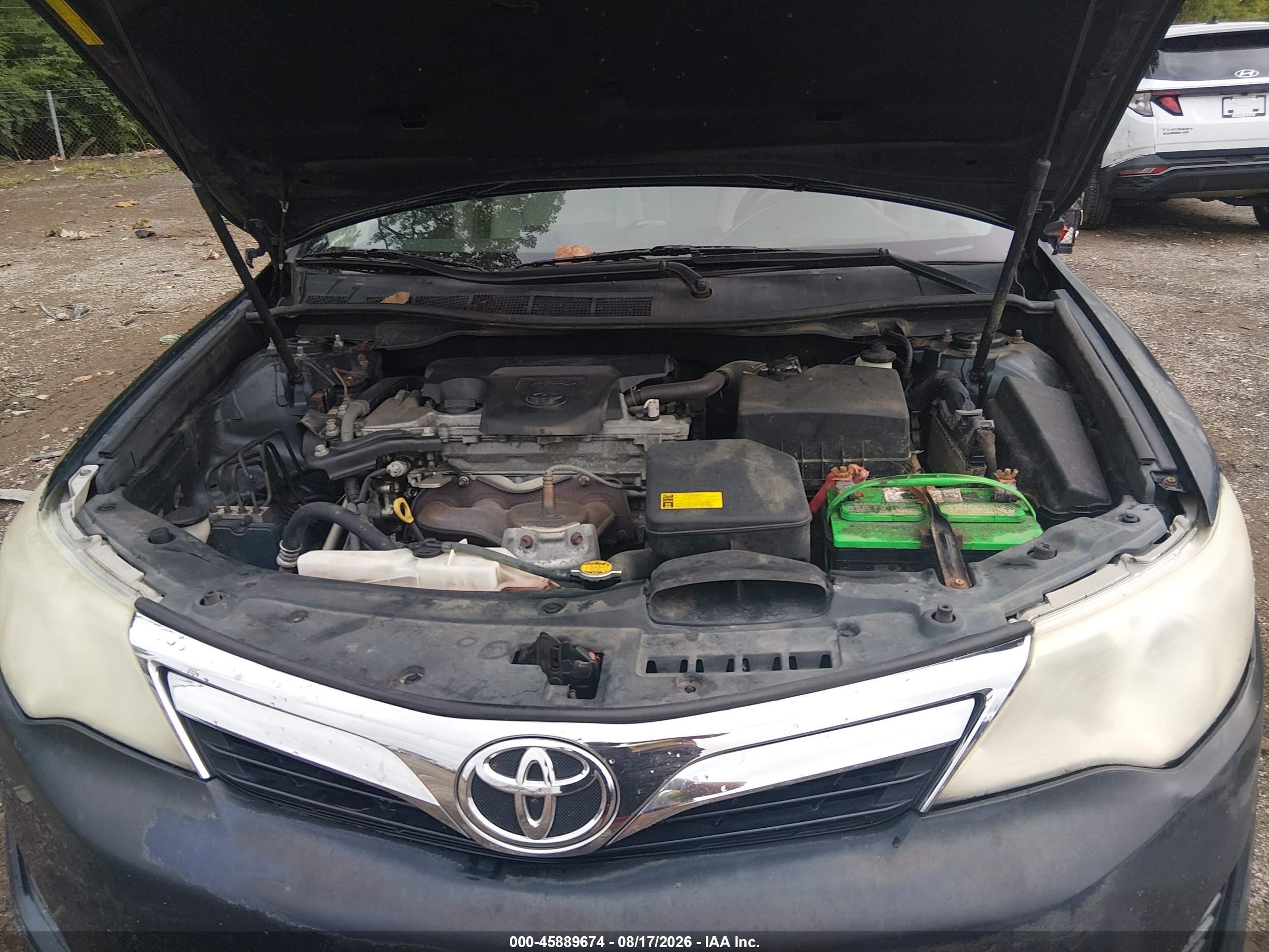 2012 Toyota Camry Le Dark Blue vin: 4T1BF1FK0CU166047