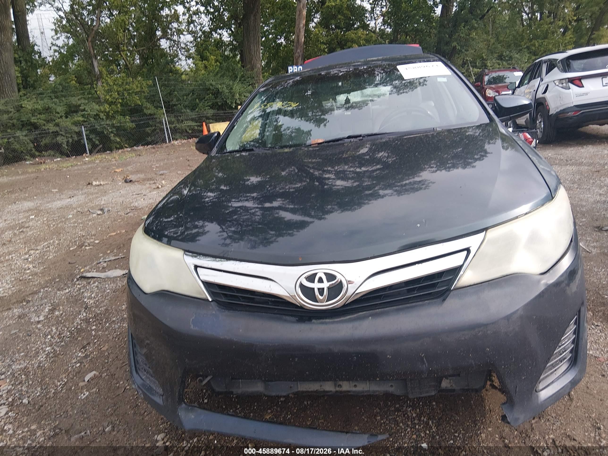 2012 Toyota Camry Le Dark Blue vin: 4T1BF1FK0CU166047