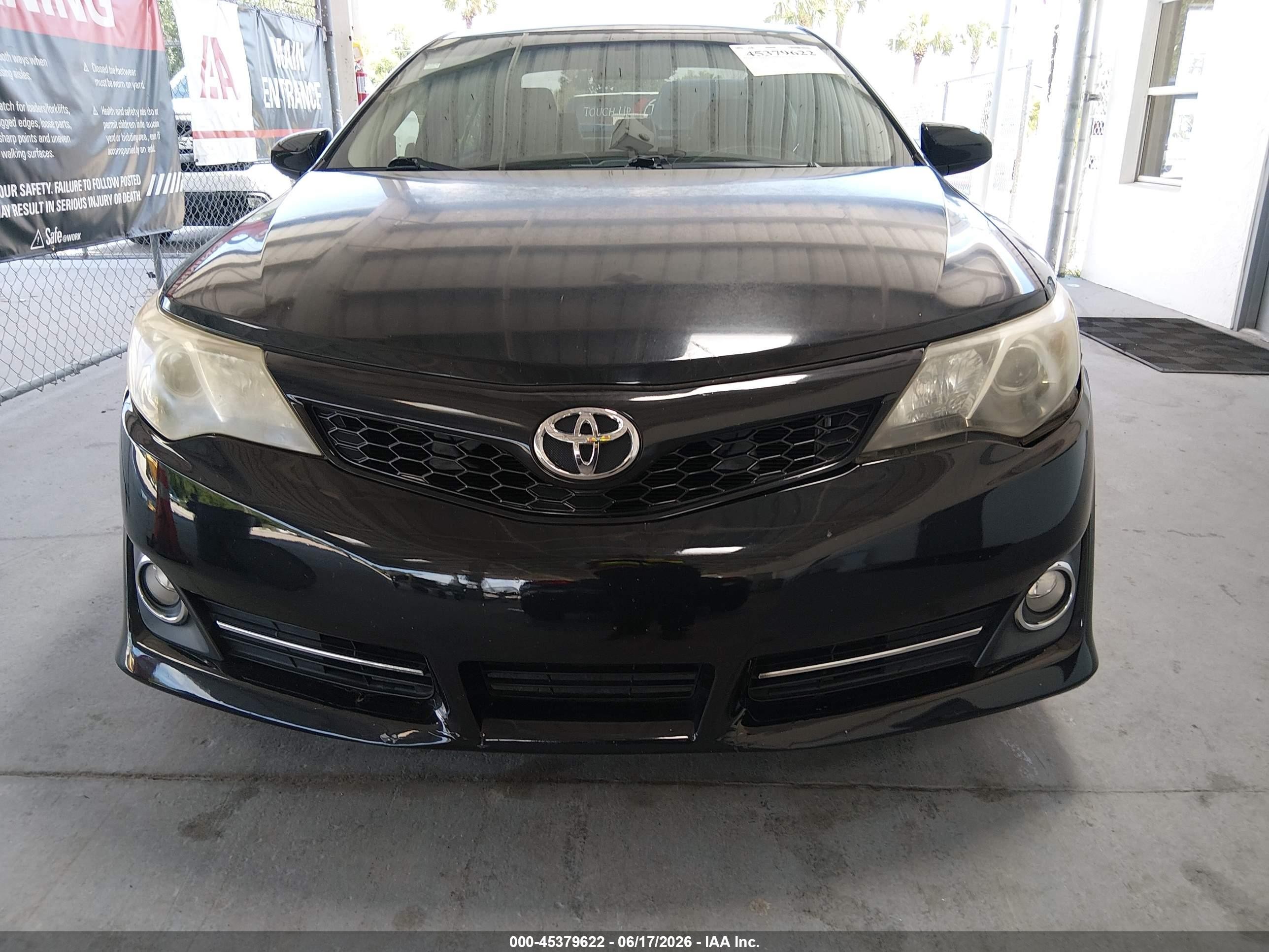 2012 Toyota Camry Se Black vin: 4T1BF1FK0CU169367