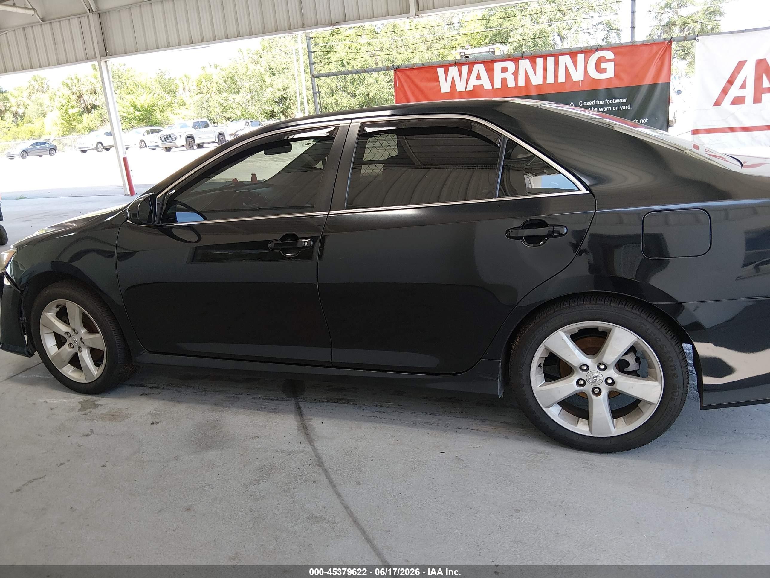 2012 Toyota Camry Se Black vin: 4T1BF1FK0CU169367