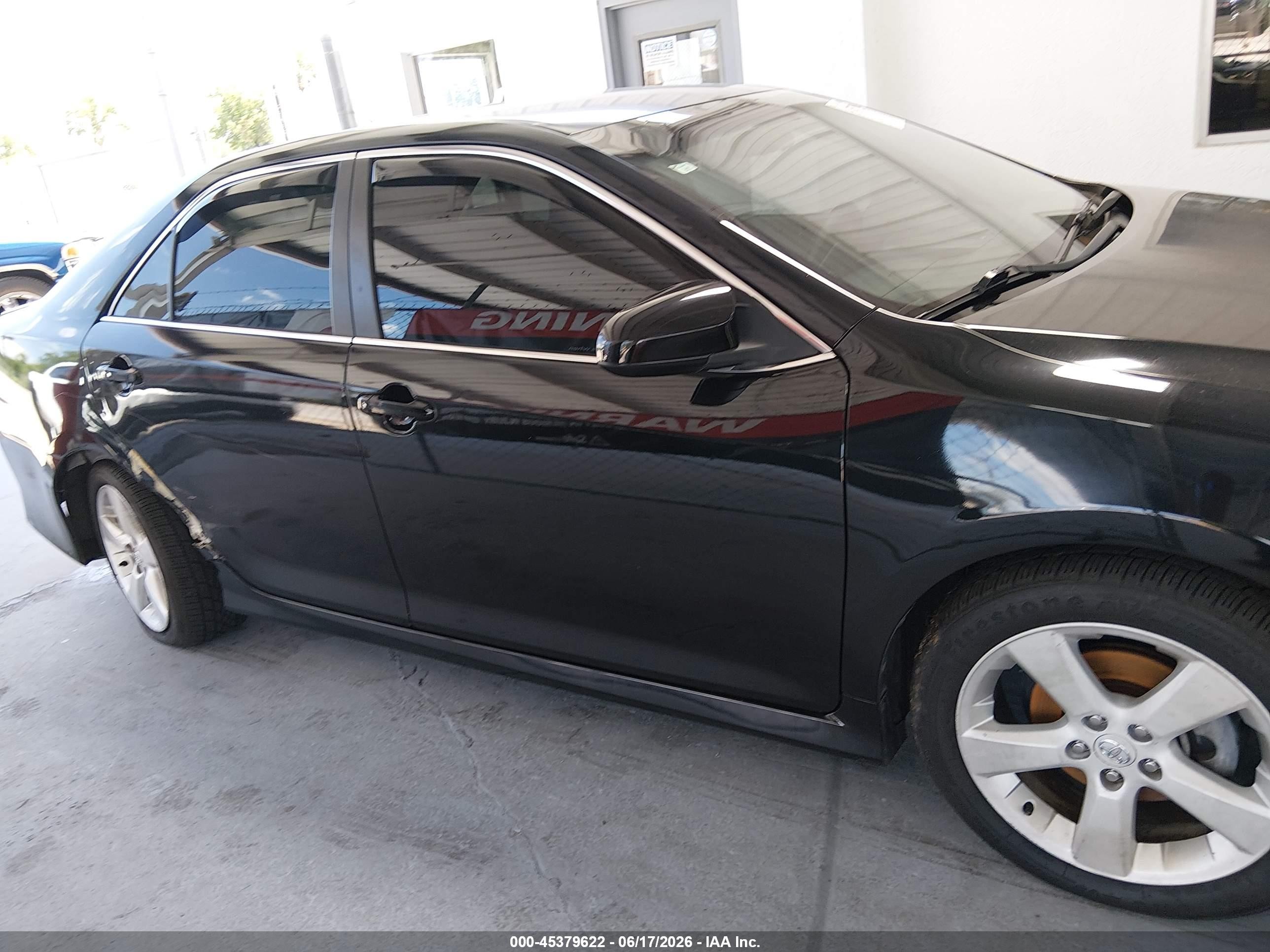 2012 Toyota Camry Se Black vin: 4T1BF1FK0CU169367