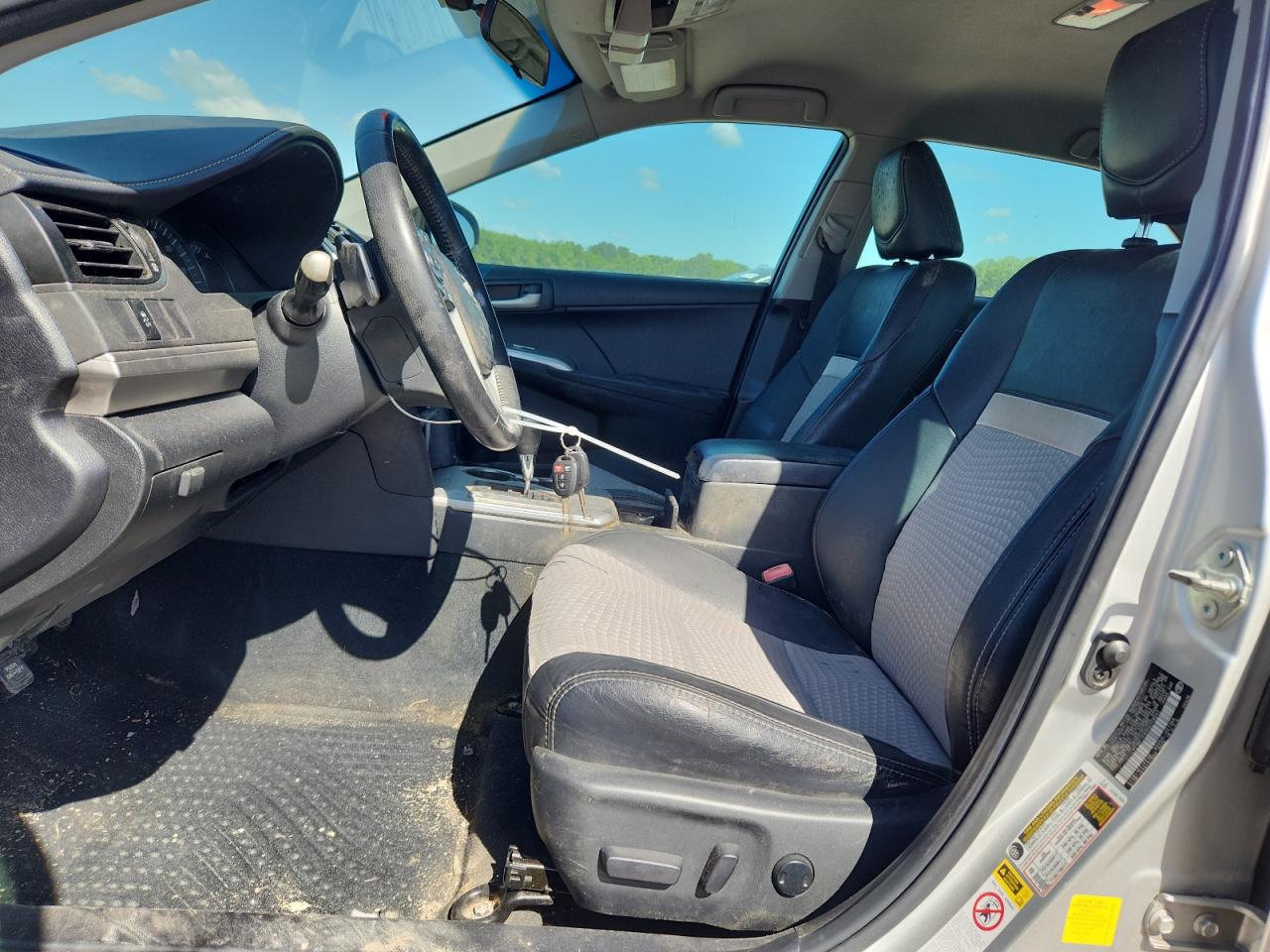 2012 Toyota Camry Se Silver vin: 4T1BF1FK0CU179543