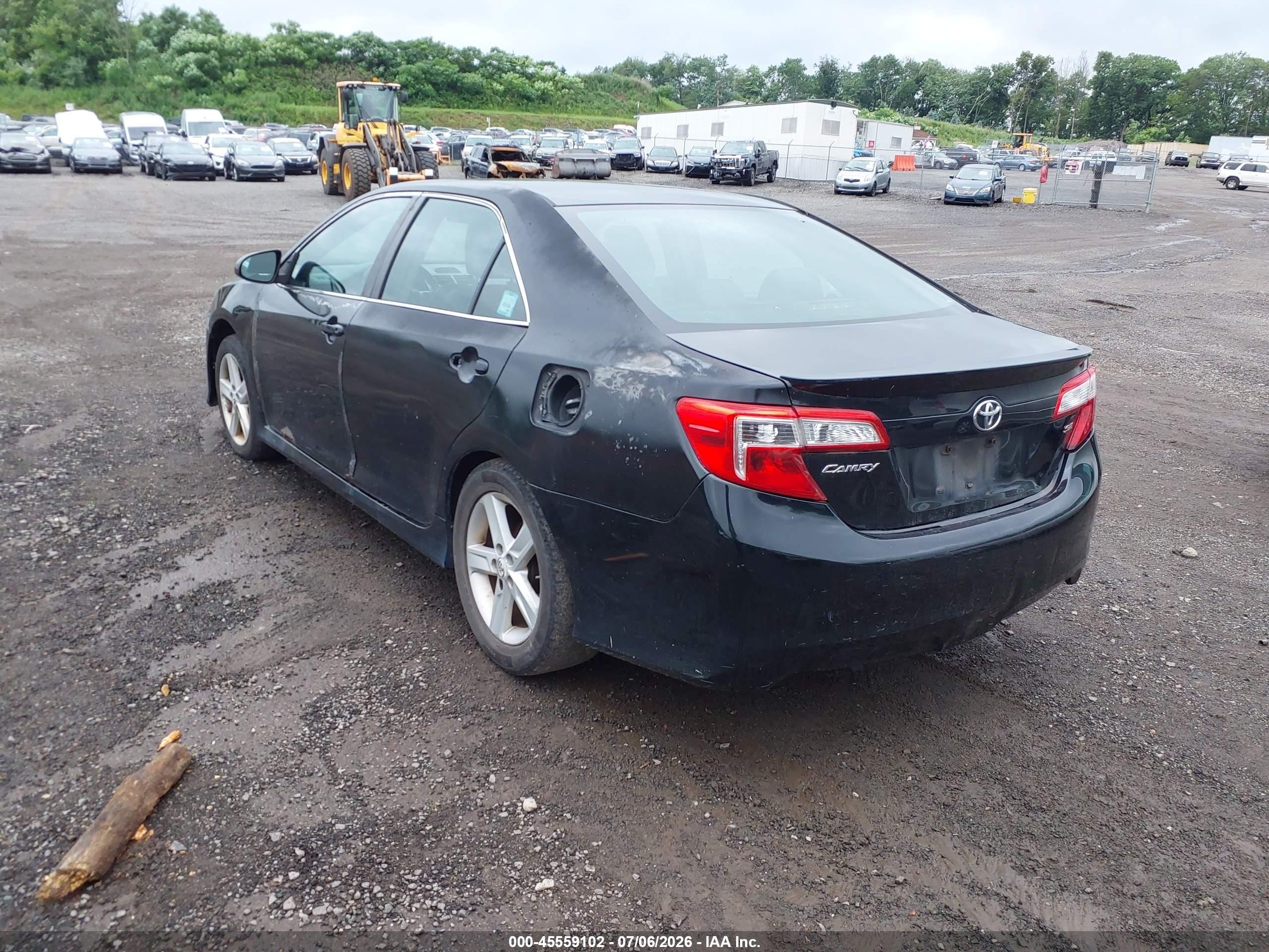 2012 Toyota Camry Se Black vin: 4T1BF1FK0CU181079