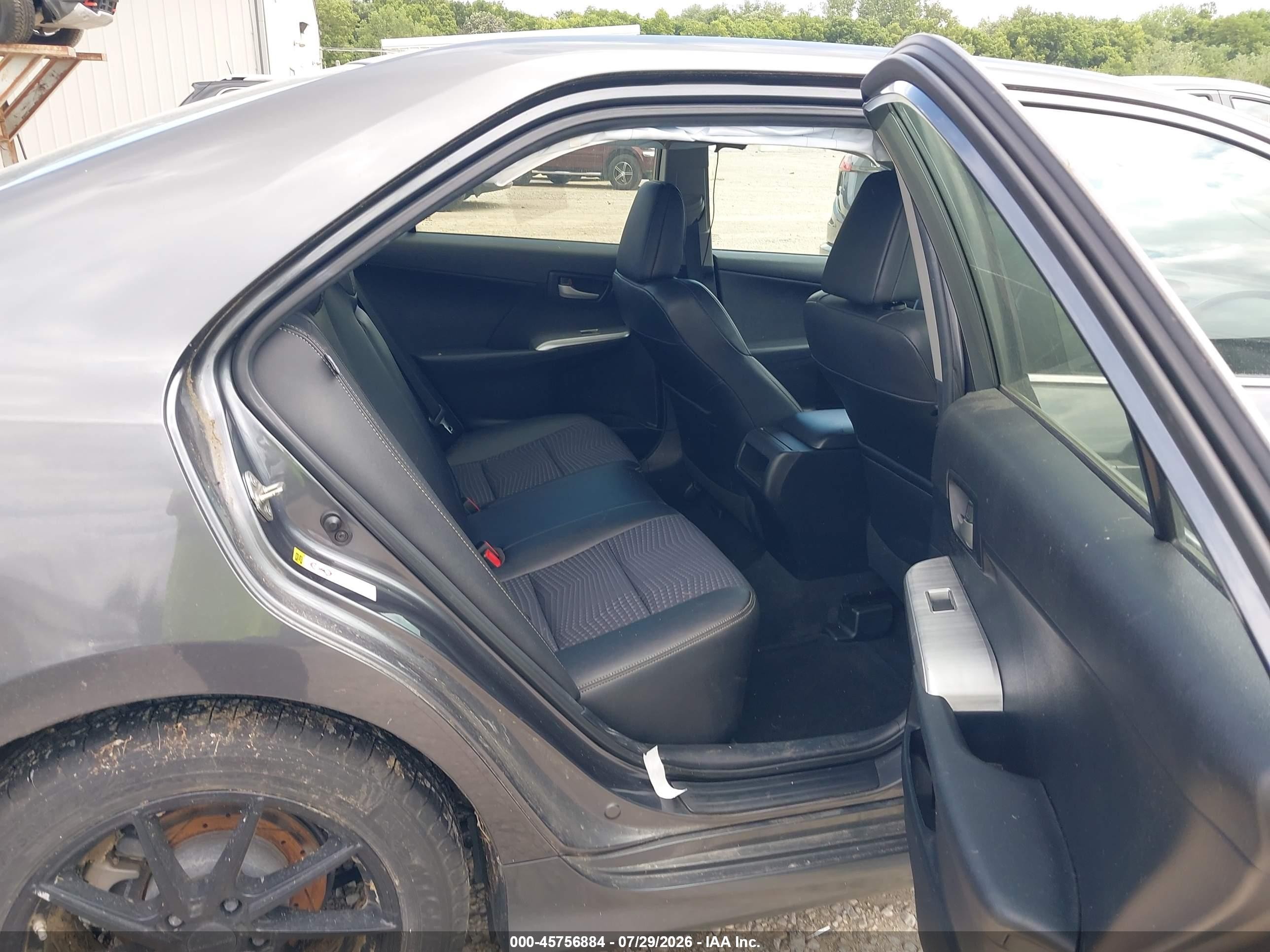 2012 Toyota Camry Se Gray vin: 4T1BF1FK0CU184757