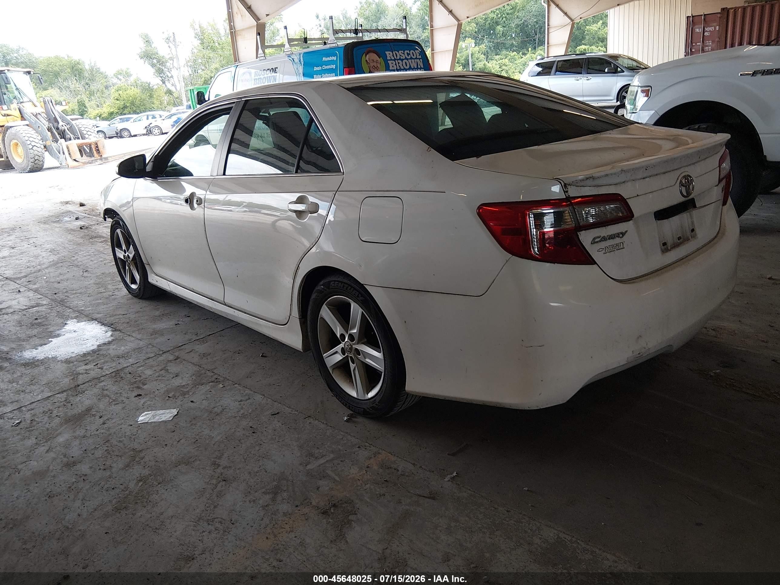 2012 Toyota Camry Se Белый vin: 4T1BF1FK0CU190199