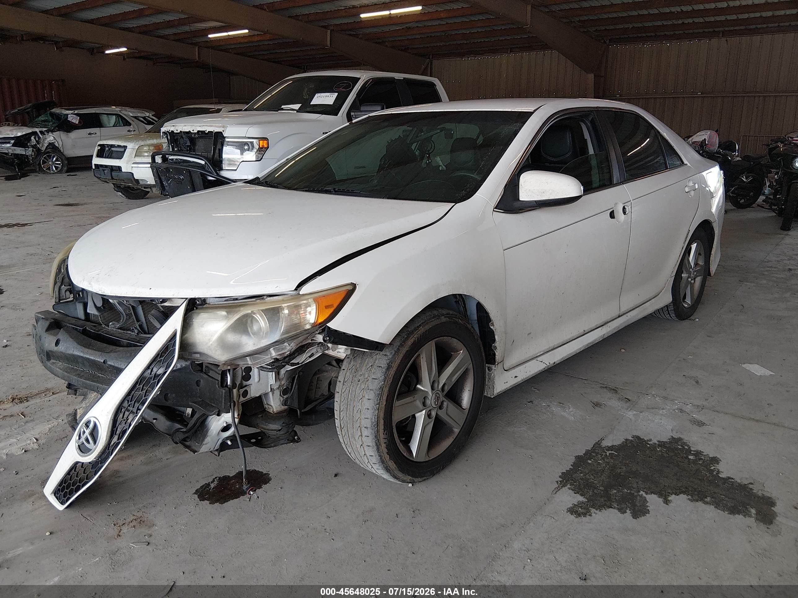 2012 Toyota Camry Se Белый vin: 4T1BF1FK0CU190199