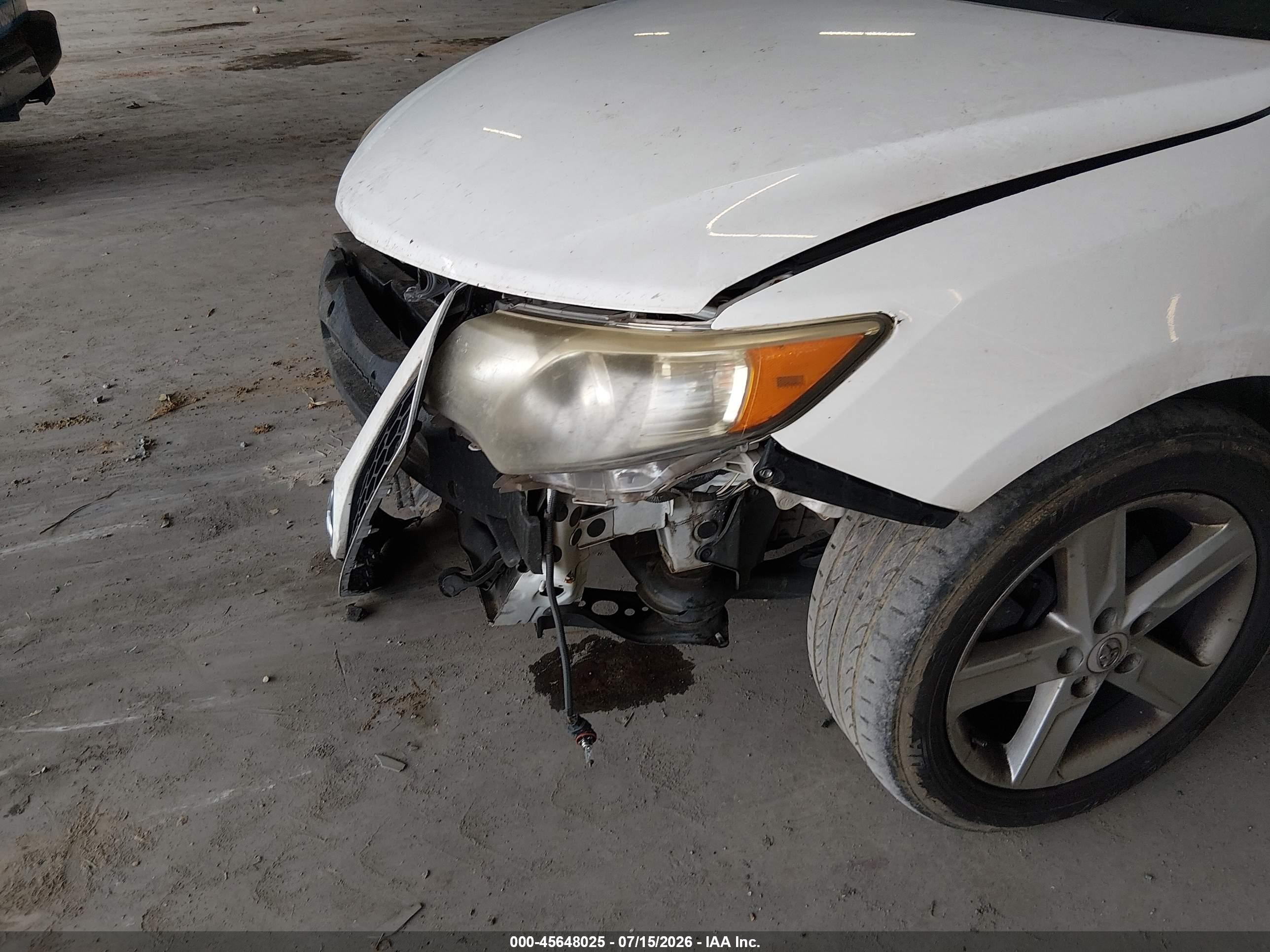 2012 Toyota Camry Se Белый vin: 4T1BF1FK0CU190199