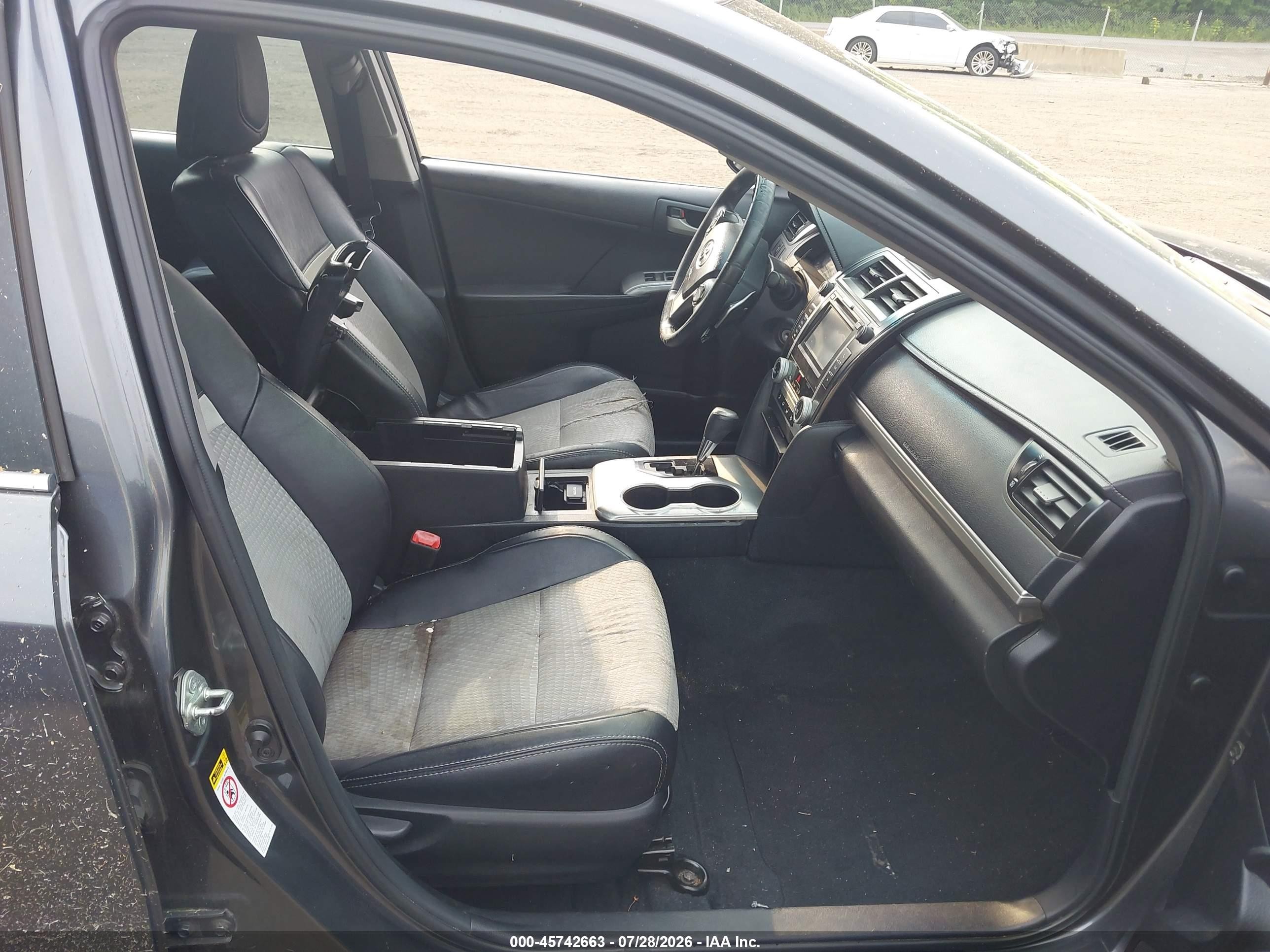 2012 Toyota Camry Se Gray vin: 4T1BF1FK0CU191126