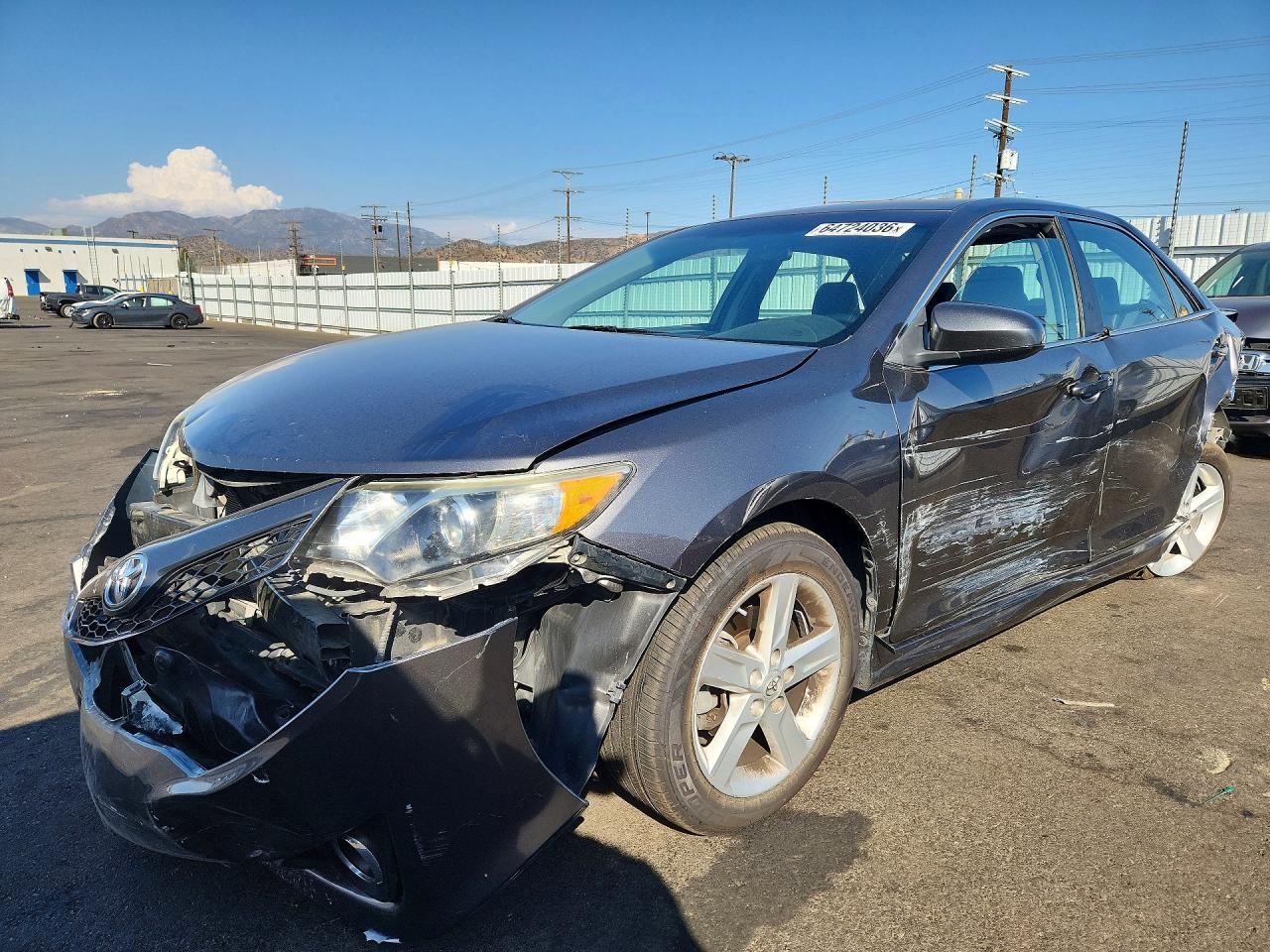 2012 Toyota Camry Se Gray vin: 4T1BF1FK0CU201105